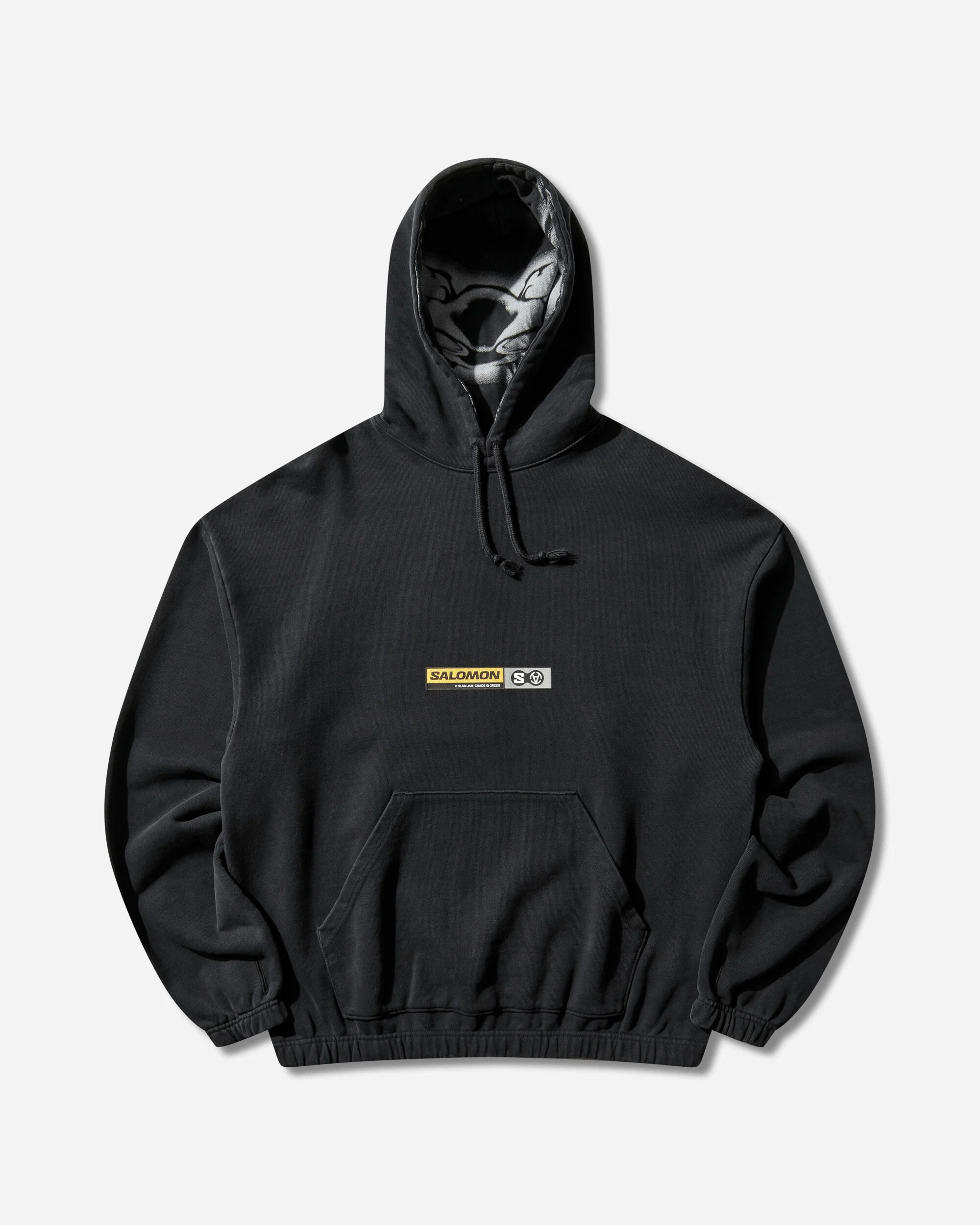 Slam Jam Hoodie Deep Black / White