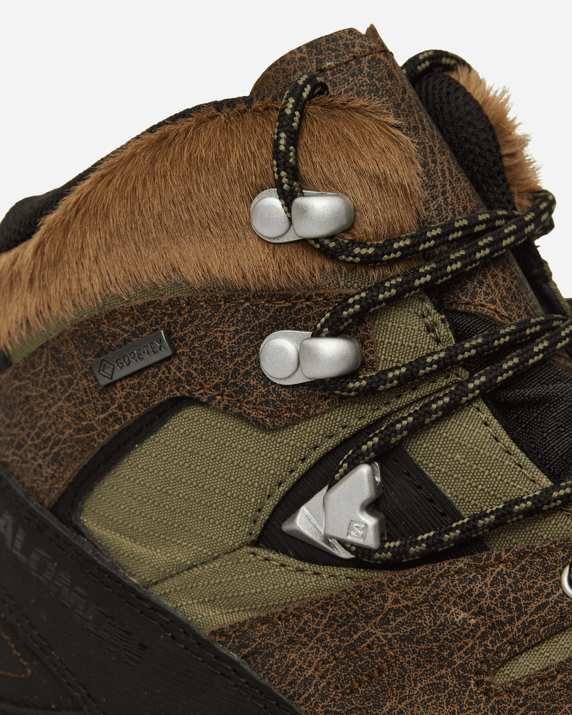 X-ALP Mid GORE-TEX Distressed Leather Boots Dark Earth / Black / Deep Lichen Green - Image 6