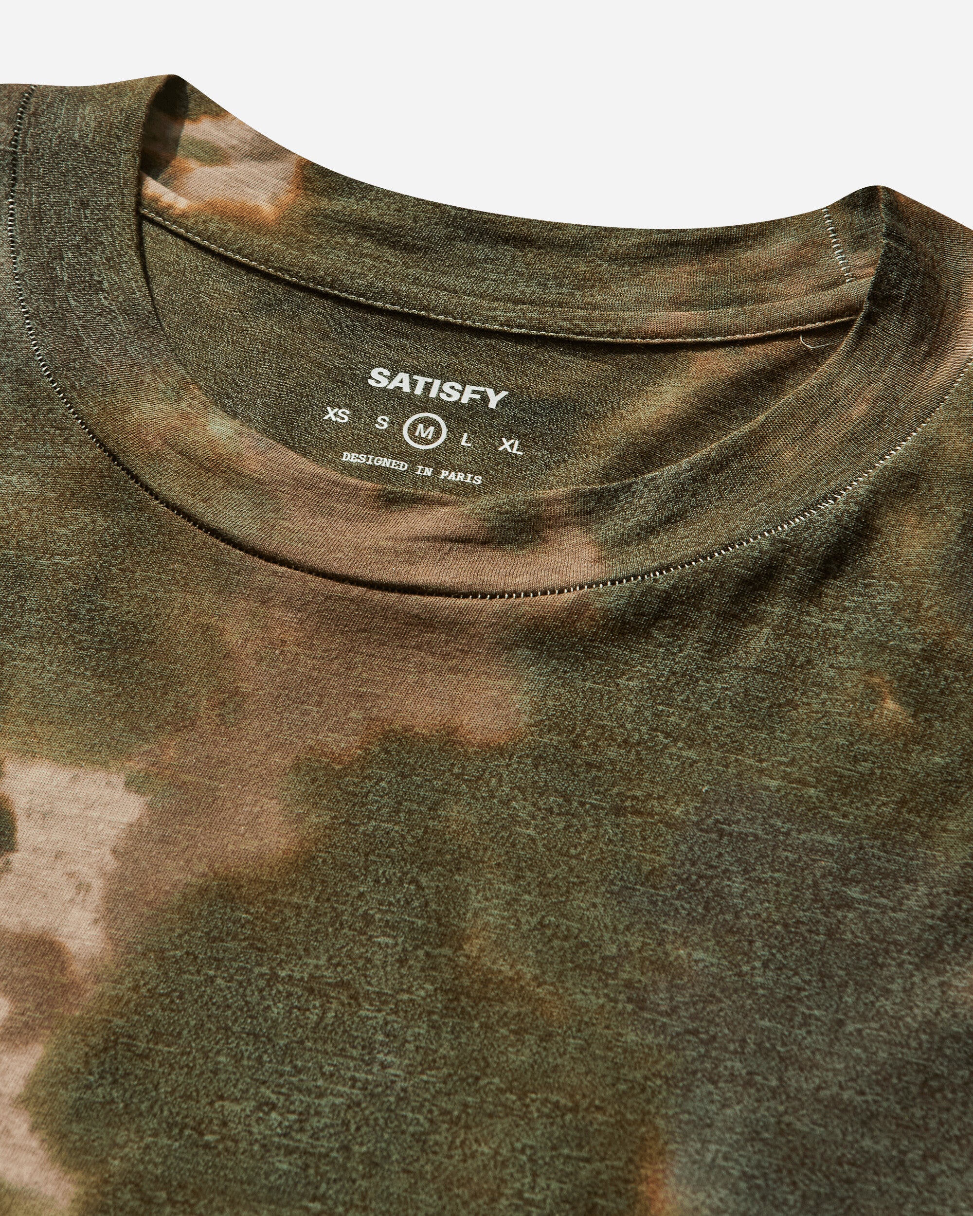 Men's CloudMerino T-Shirt Batik Military Olive - Image 4