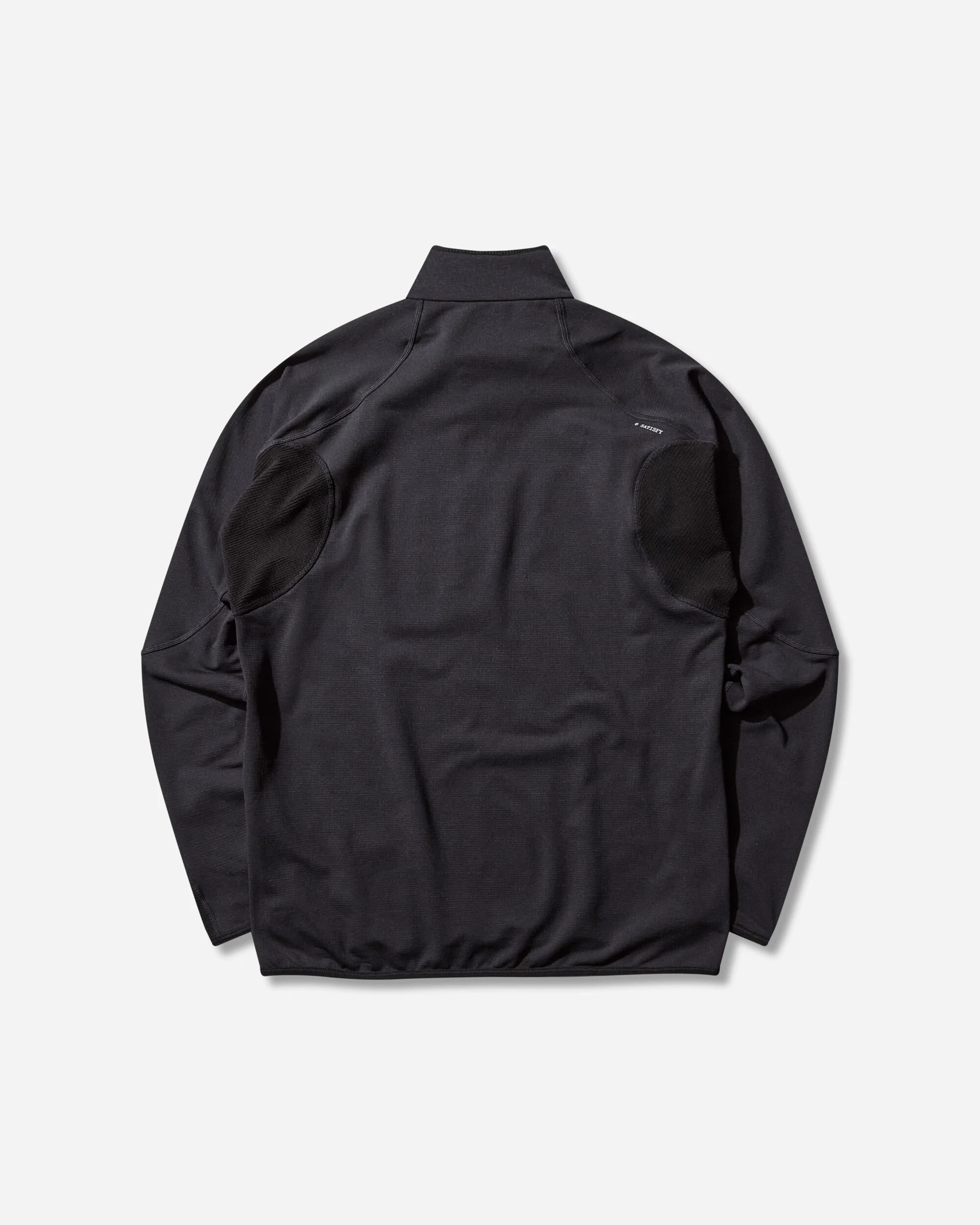 Men's FuzzFleece Half‑Zip Sweatshirt Black - Image 2