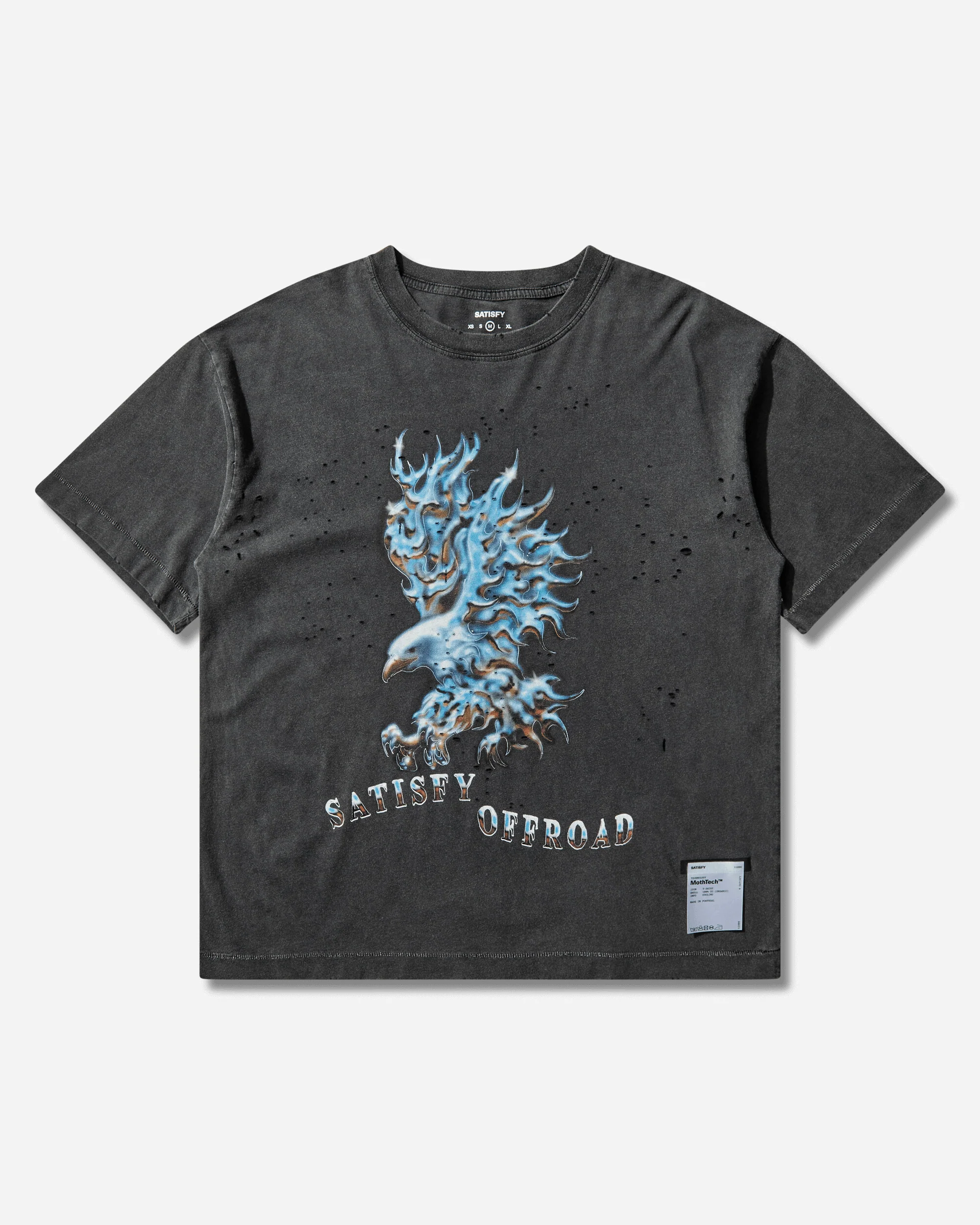 Men's MothTech T-Shirt Aged Black