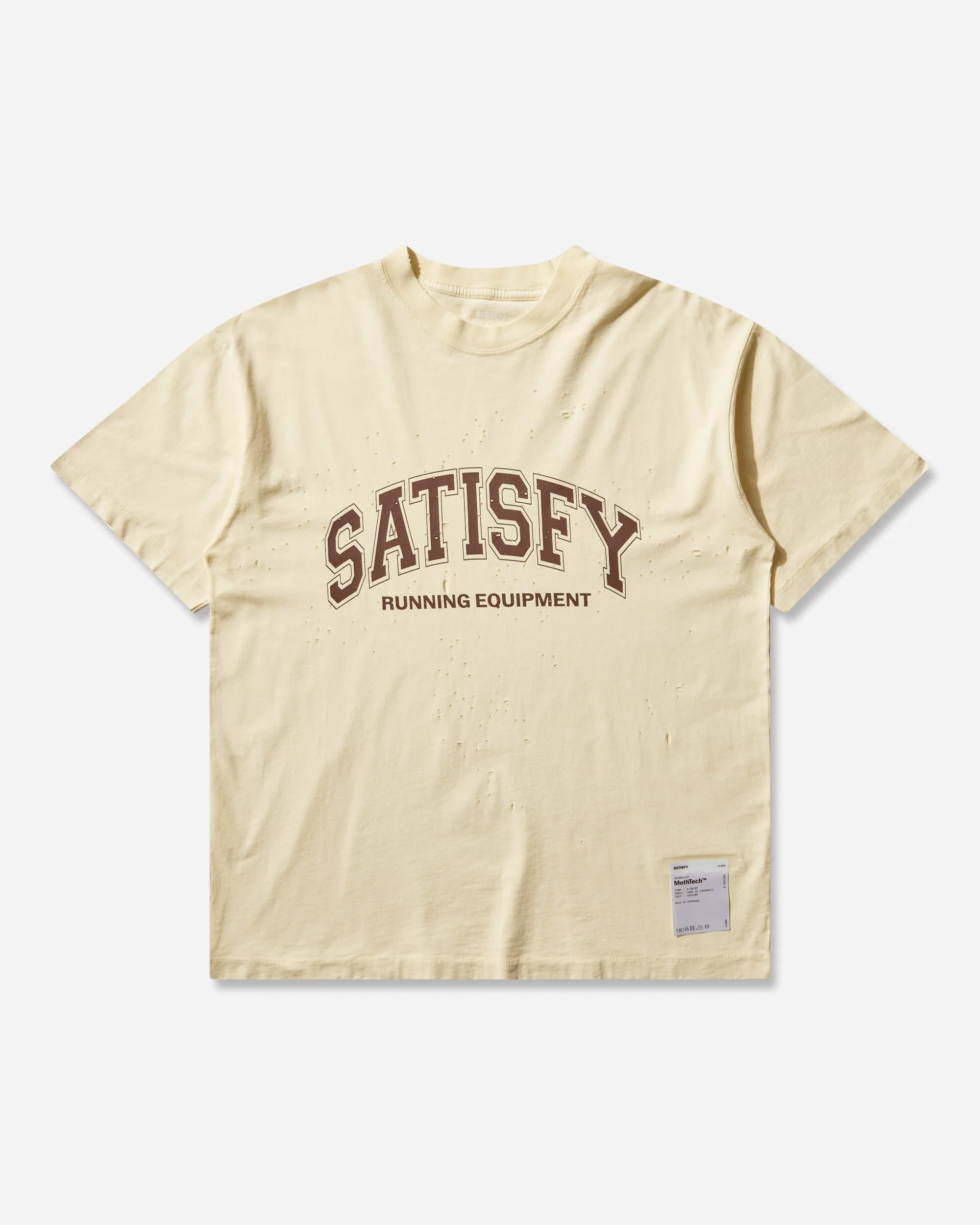 Men's MothTech T-Shirt Aged Transparent Yellow