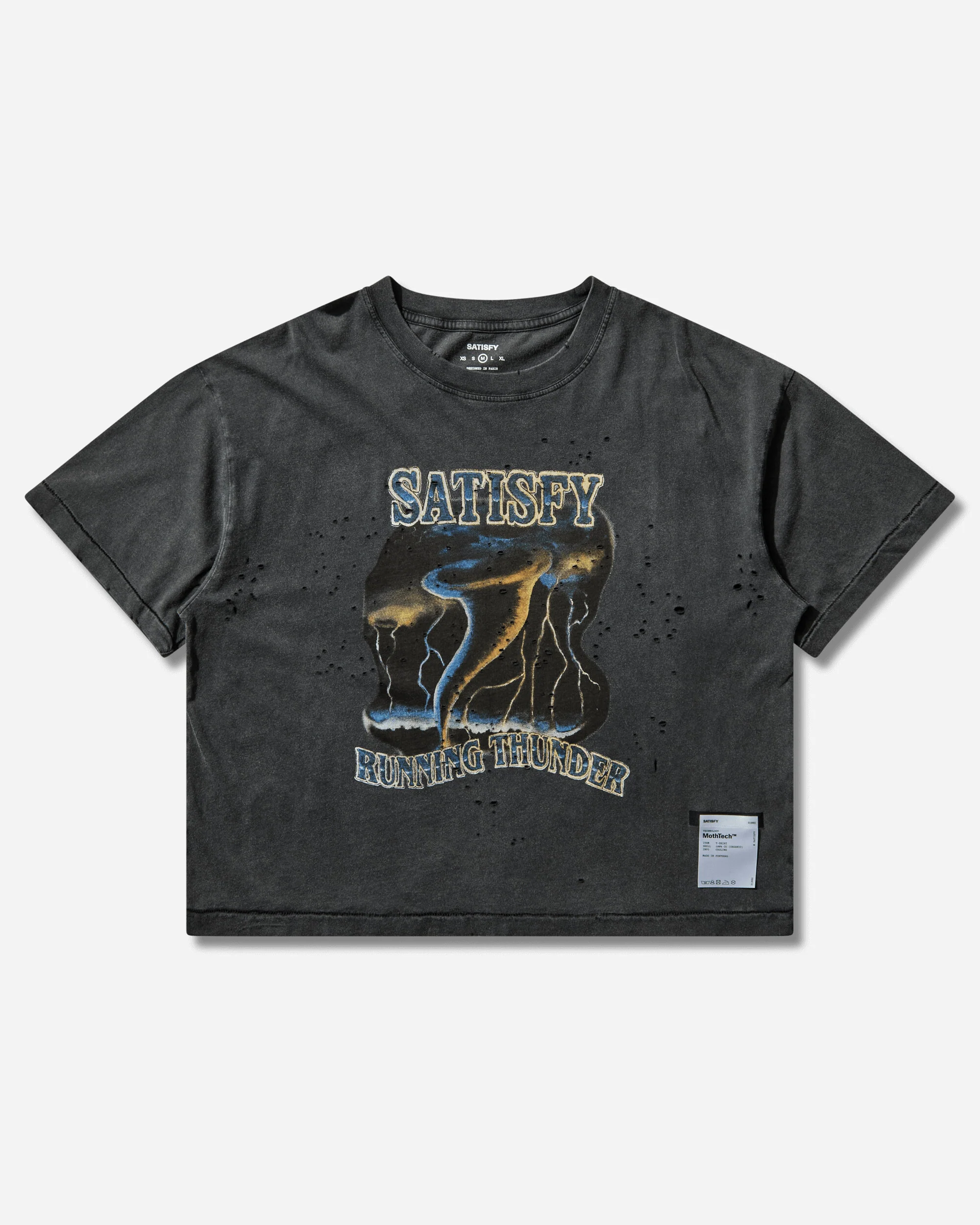 Women's MothTech T-Shirt Aged Black
