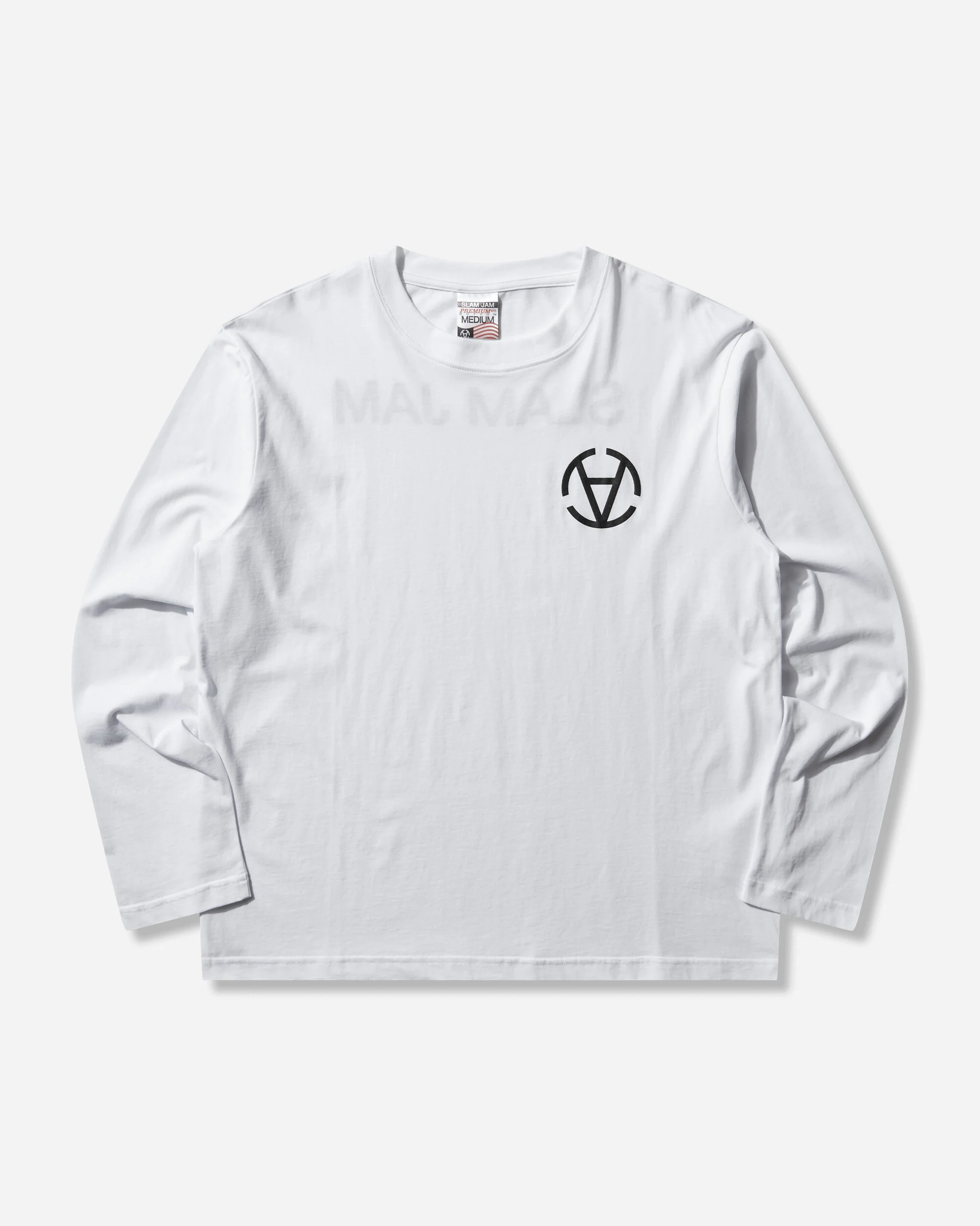 Basics Graphic Longsleeve T-Shirt White