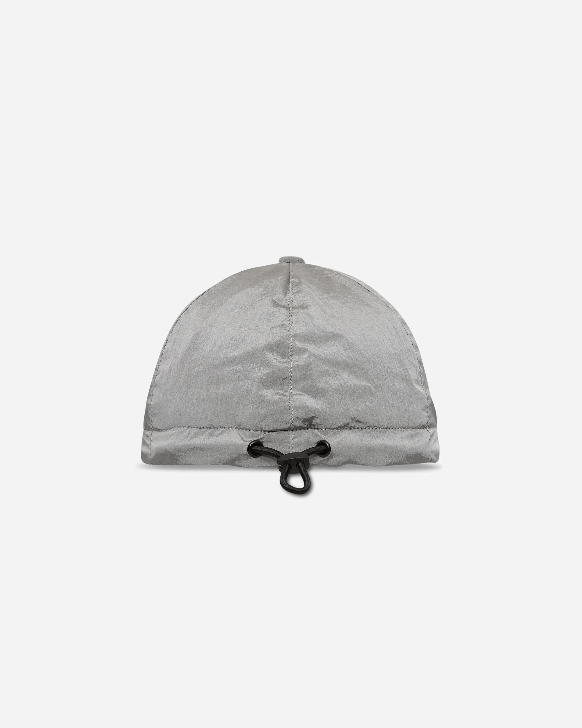 Nylon Metal Baseball Cap Pearl Grey - Image 4