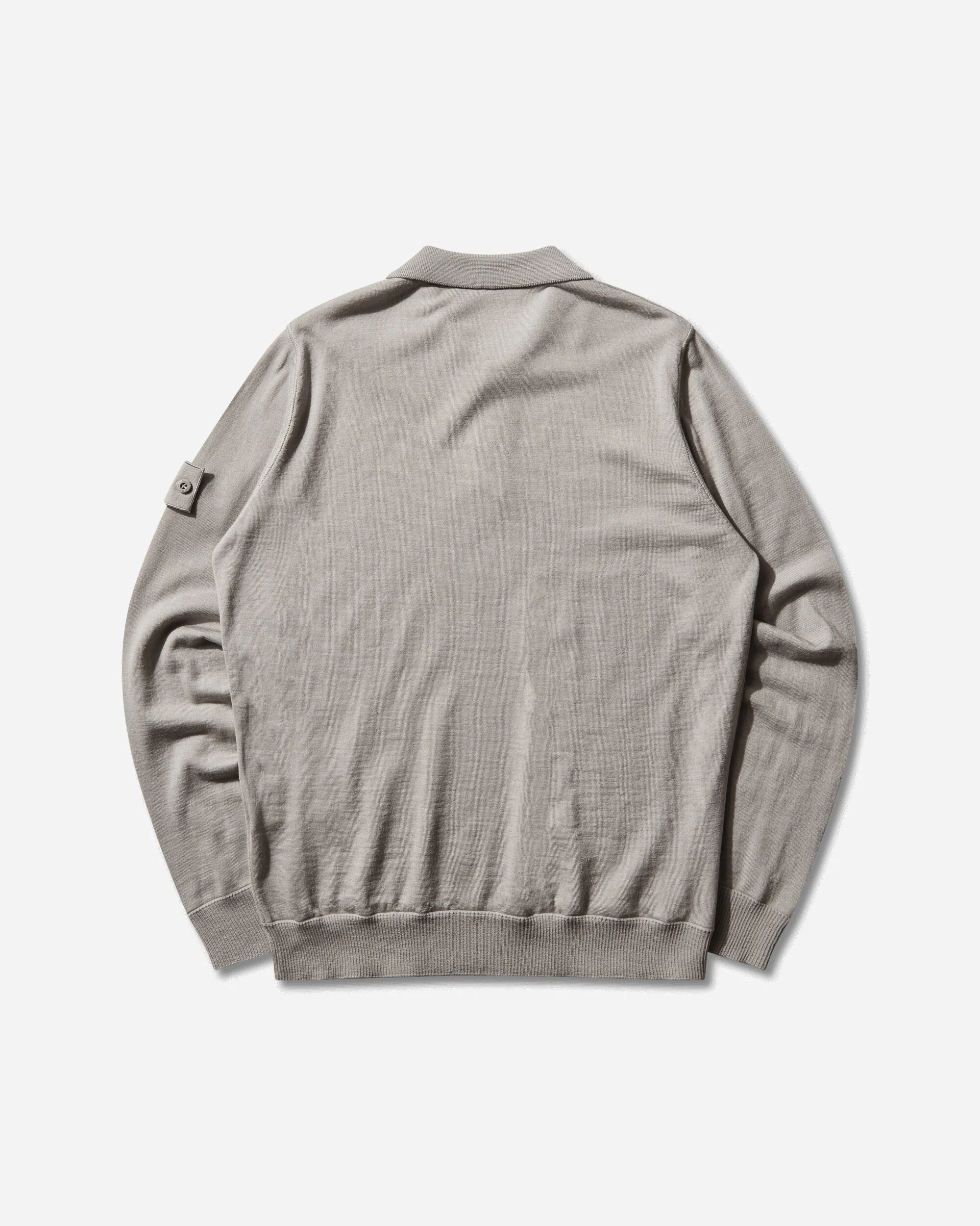Men's Ghost Light Pure RWS Wool_S.I. Polo Sweater Dust Grey - Image 2