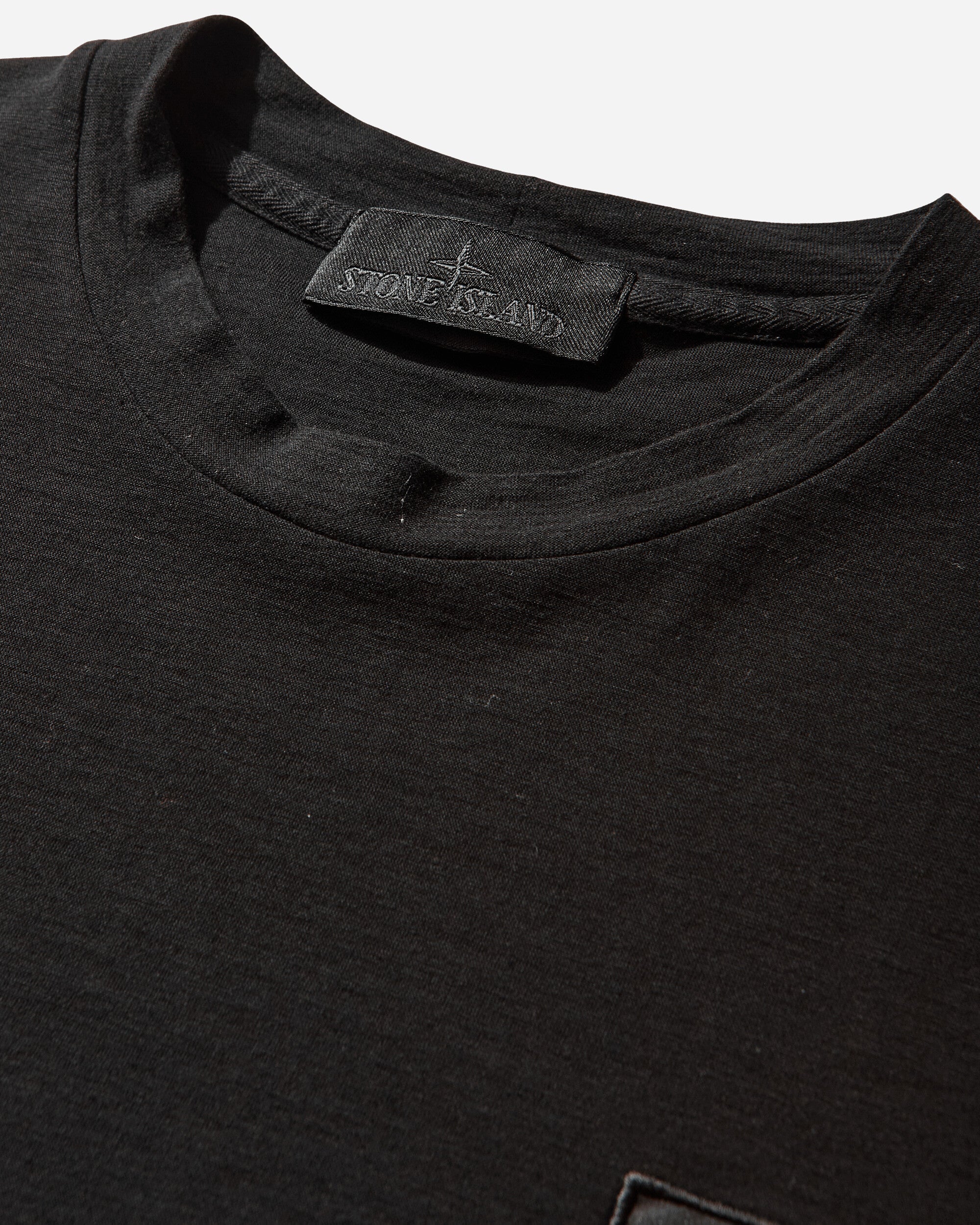 Men's Ghost Organic Cotton Jersey Crepe_S.I. T-Shirt Black - Image 4
