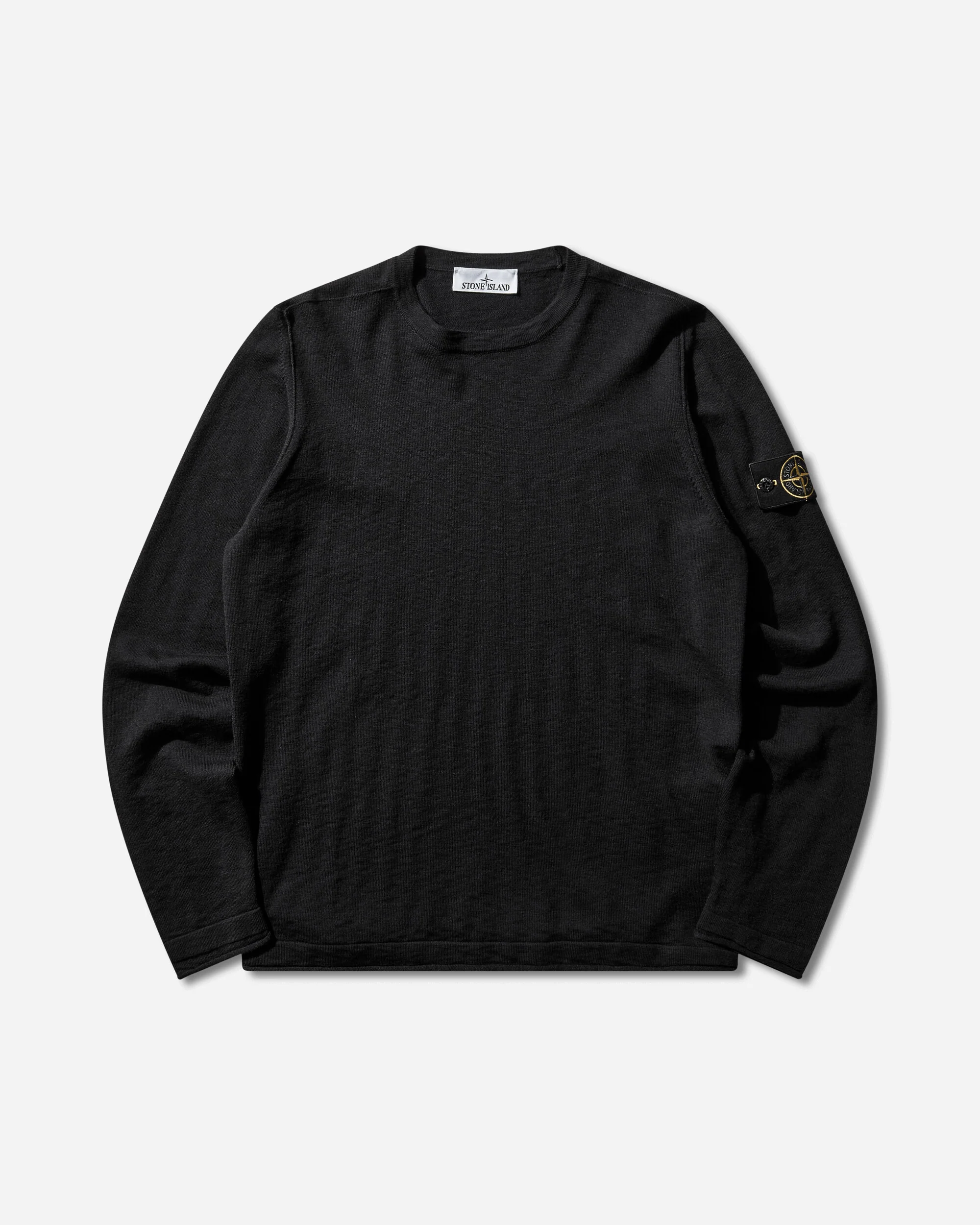 Men's Organic Cotton With Nylon Crewneck Sweater Black