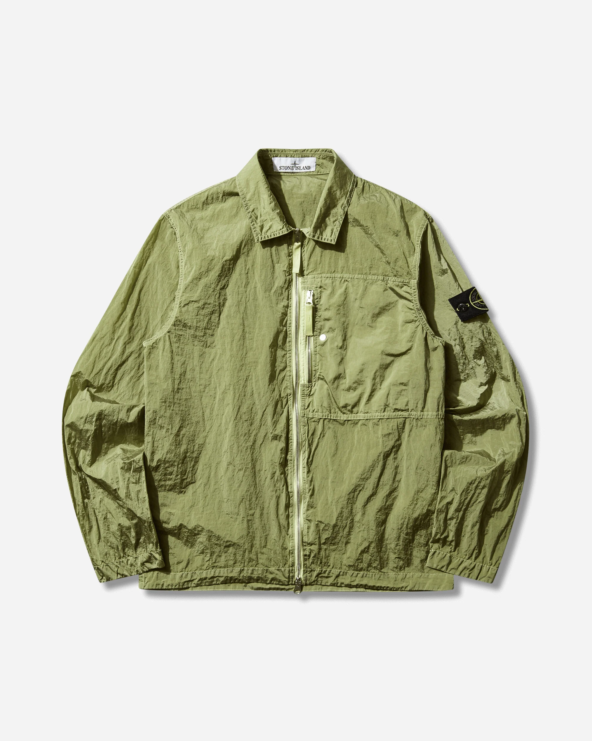 Men's Nylon Metal Overshirt Lemon