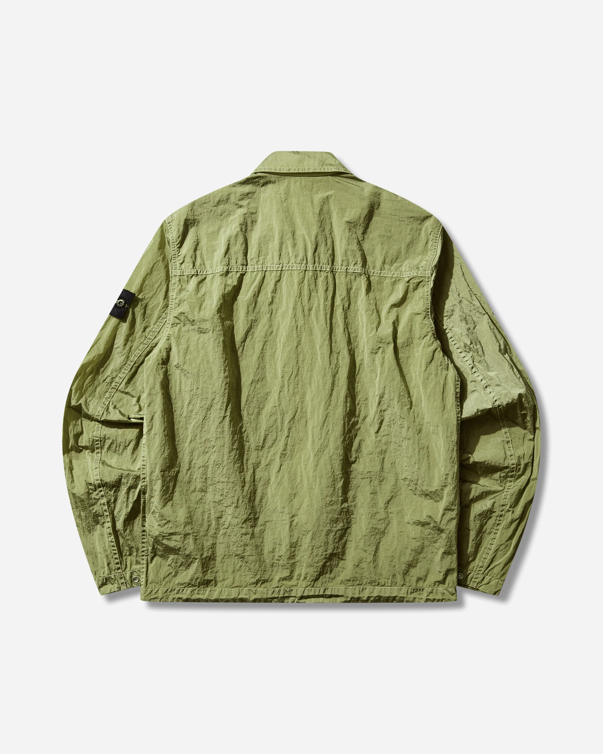 Men's Nylon Metal Overshirt Lemon - Image 2