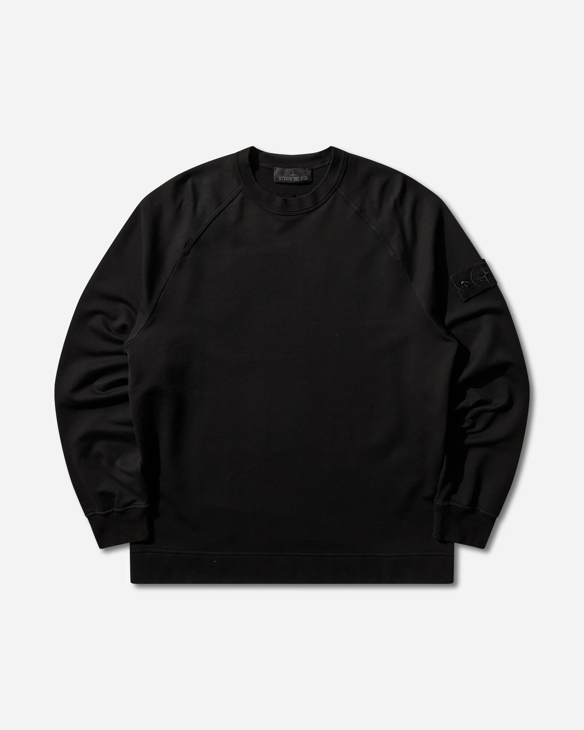 Men's Ghost Cotton Stretch Fleece_S.I. Crewneck Sweatshirt Black