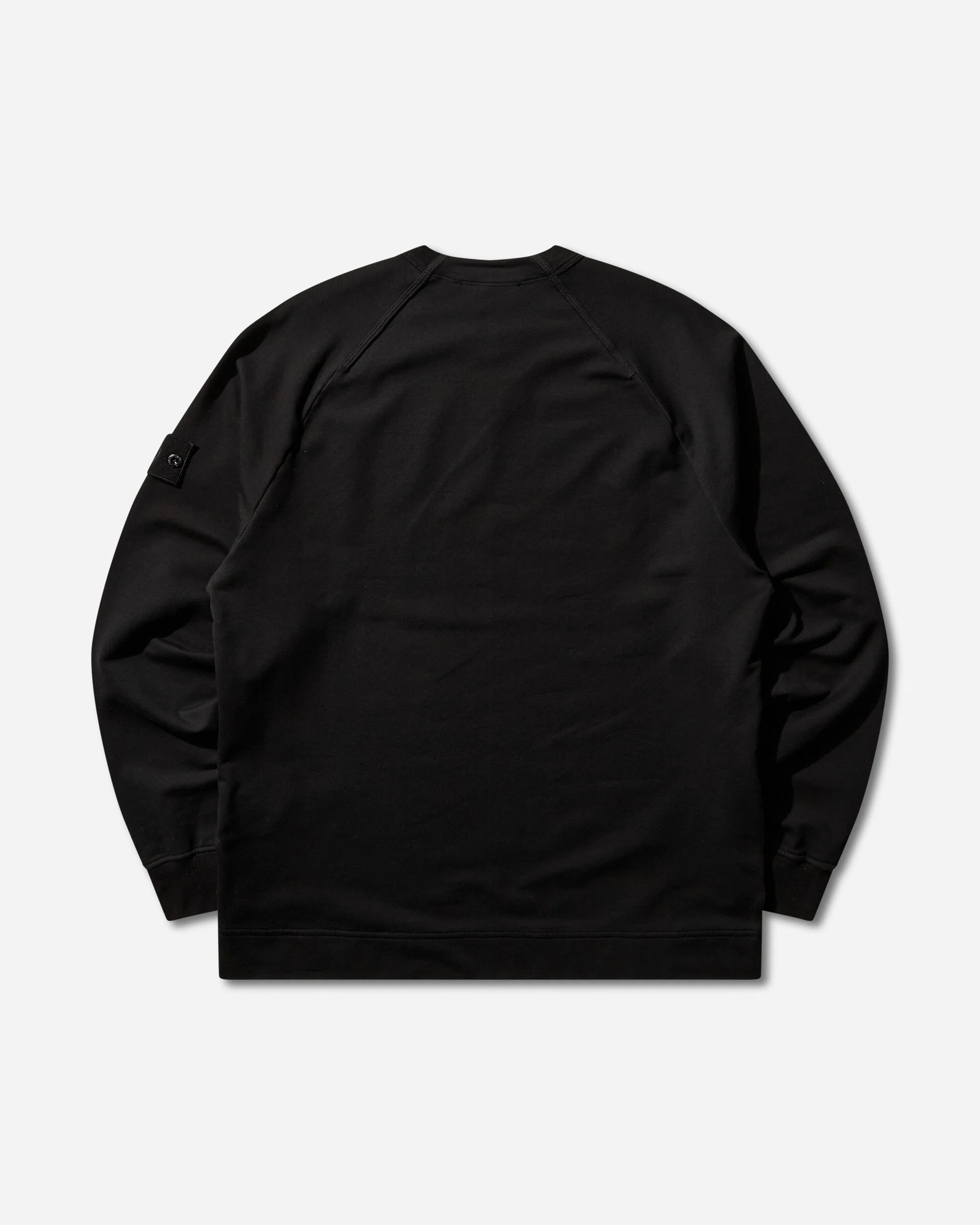 Men's Ghost Cotton Stretch Fleece_S.I. Crewneck Sweatshirt Black - Image 2