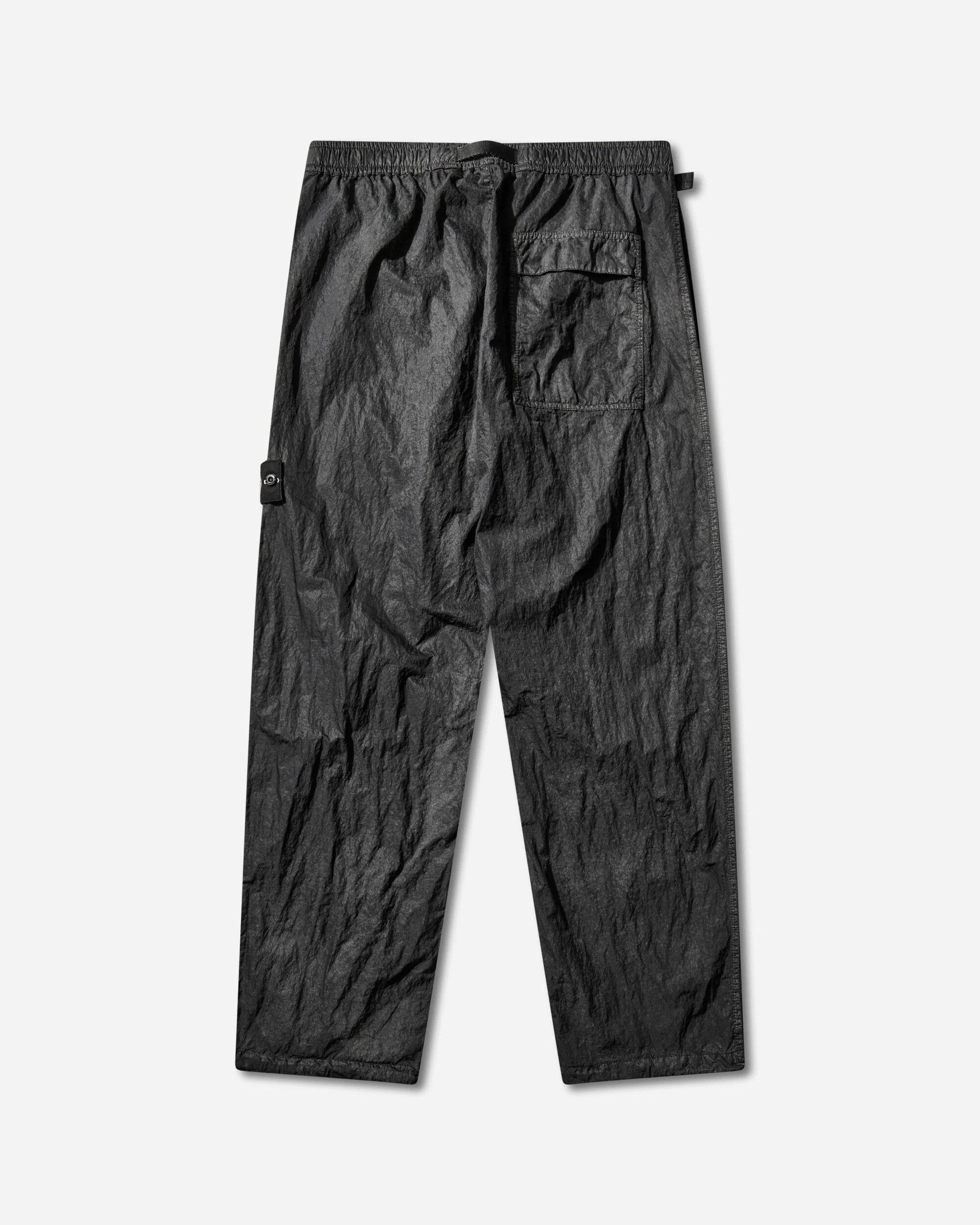 Men's Dense Nylon-TC Hand Sprayed Reflective Pants Black - Image 2