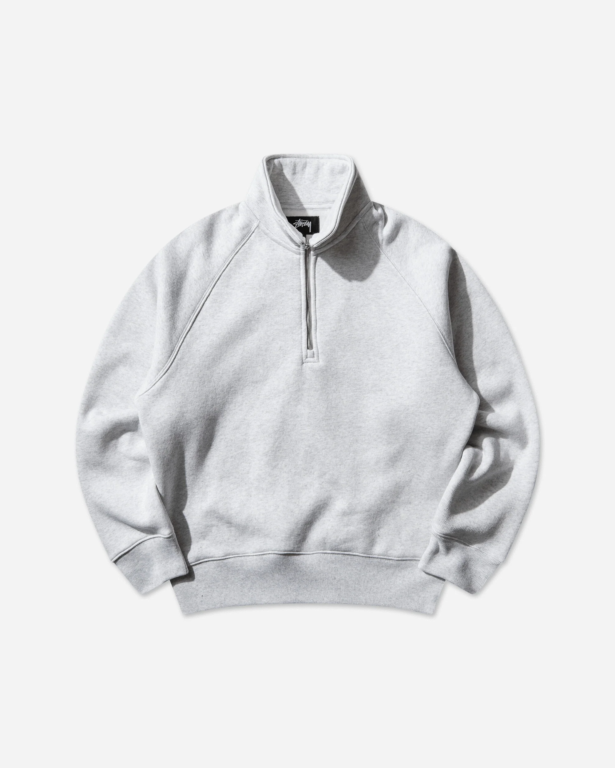 Relaxed Half Zip Sweatshirt Ash Heather