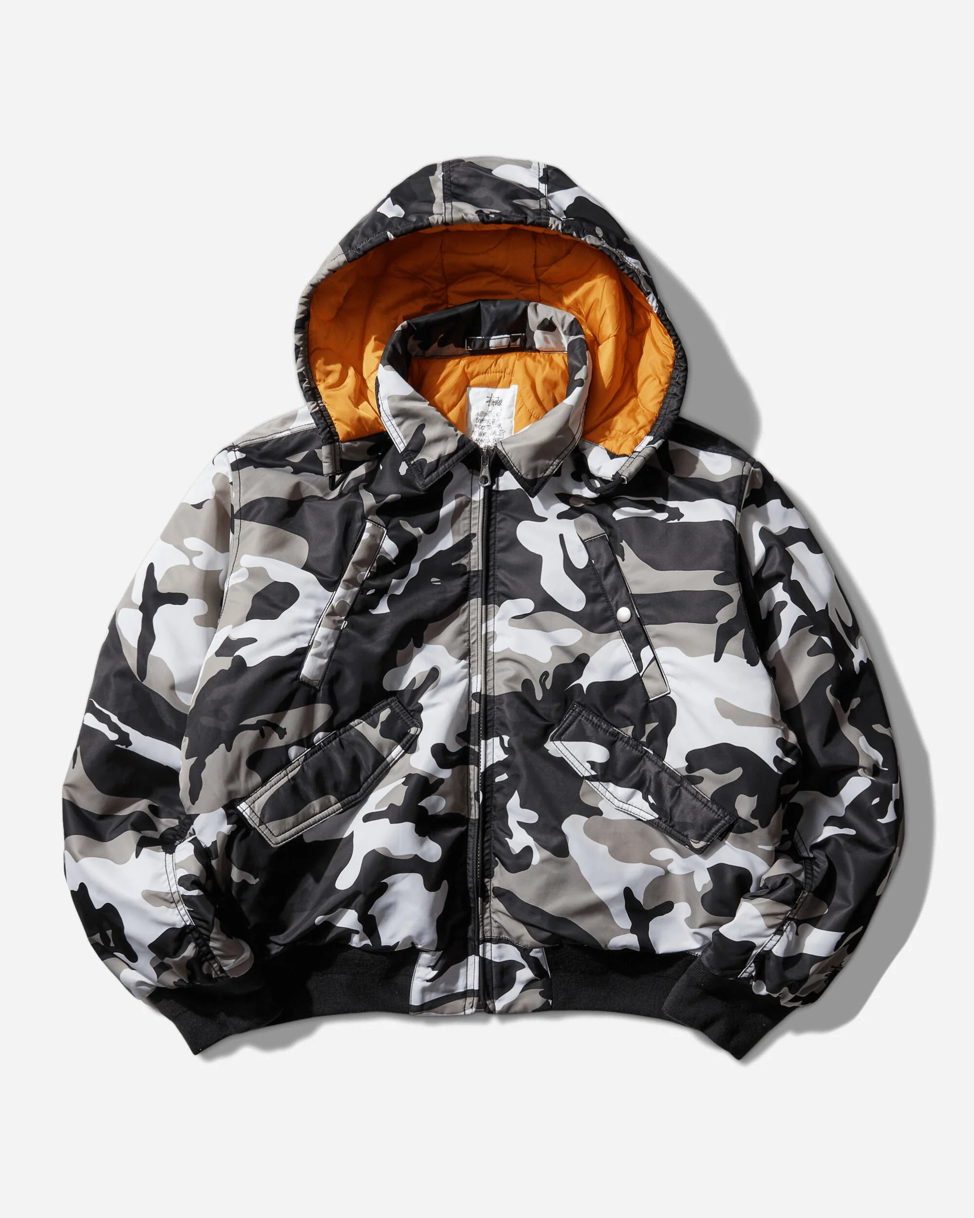 Flight Bomber Jacket Snow Camo