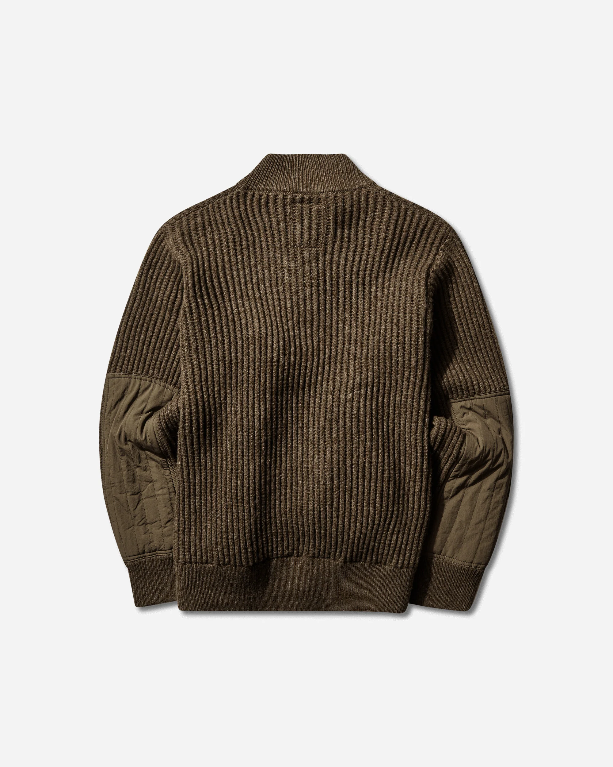 Patch Zip Sweater Green - Image 2