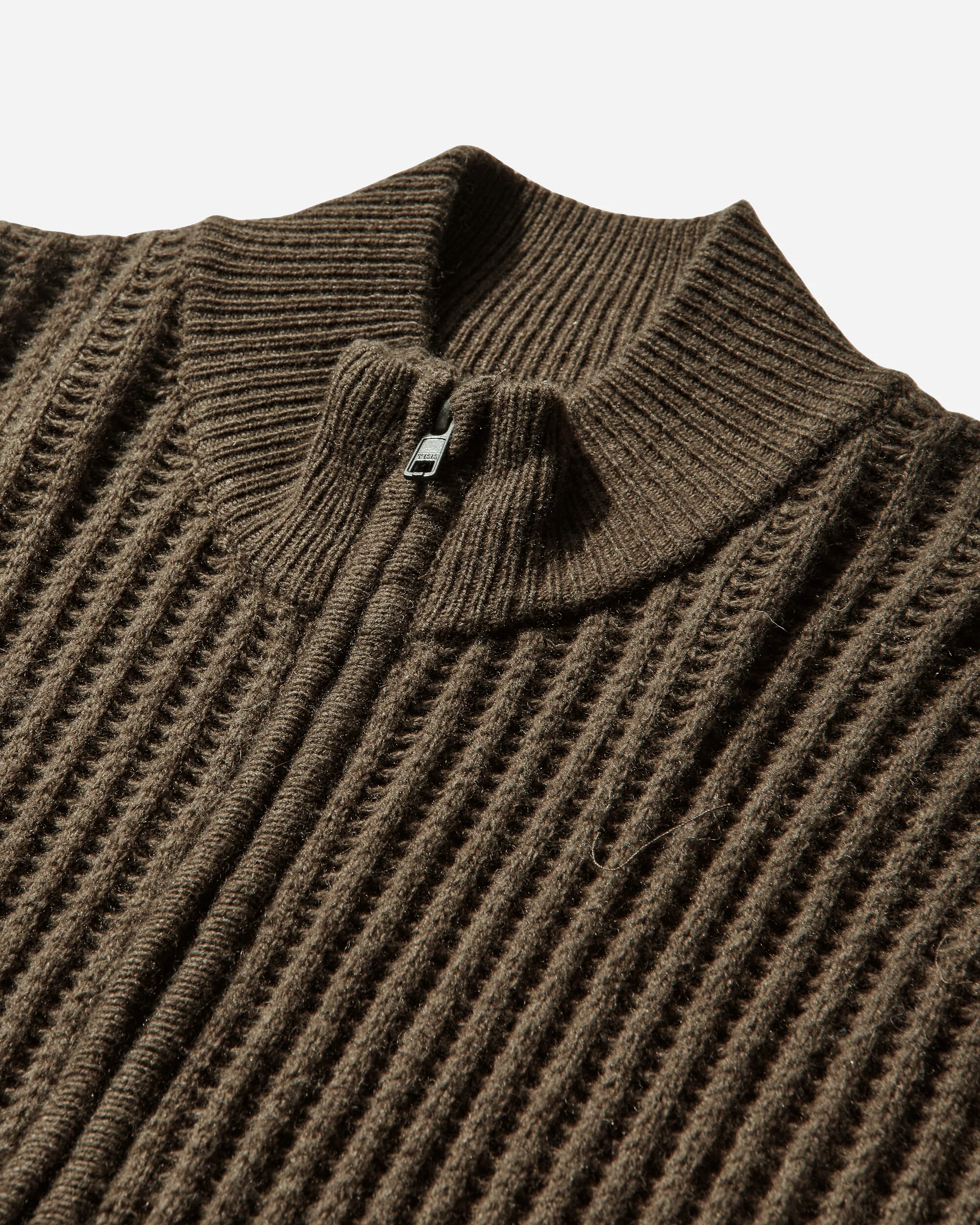 Patch Zip Sweater Green - Image 3