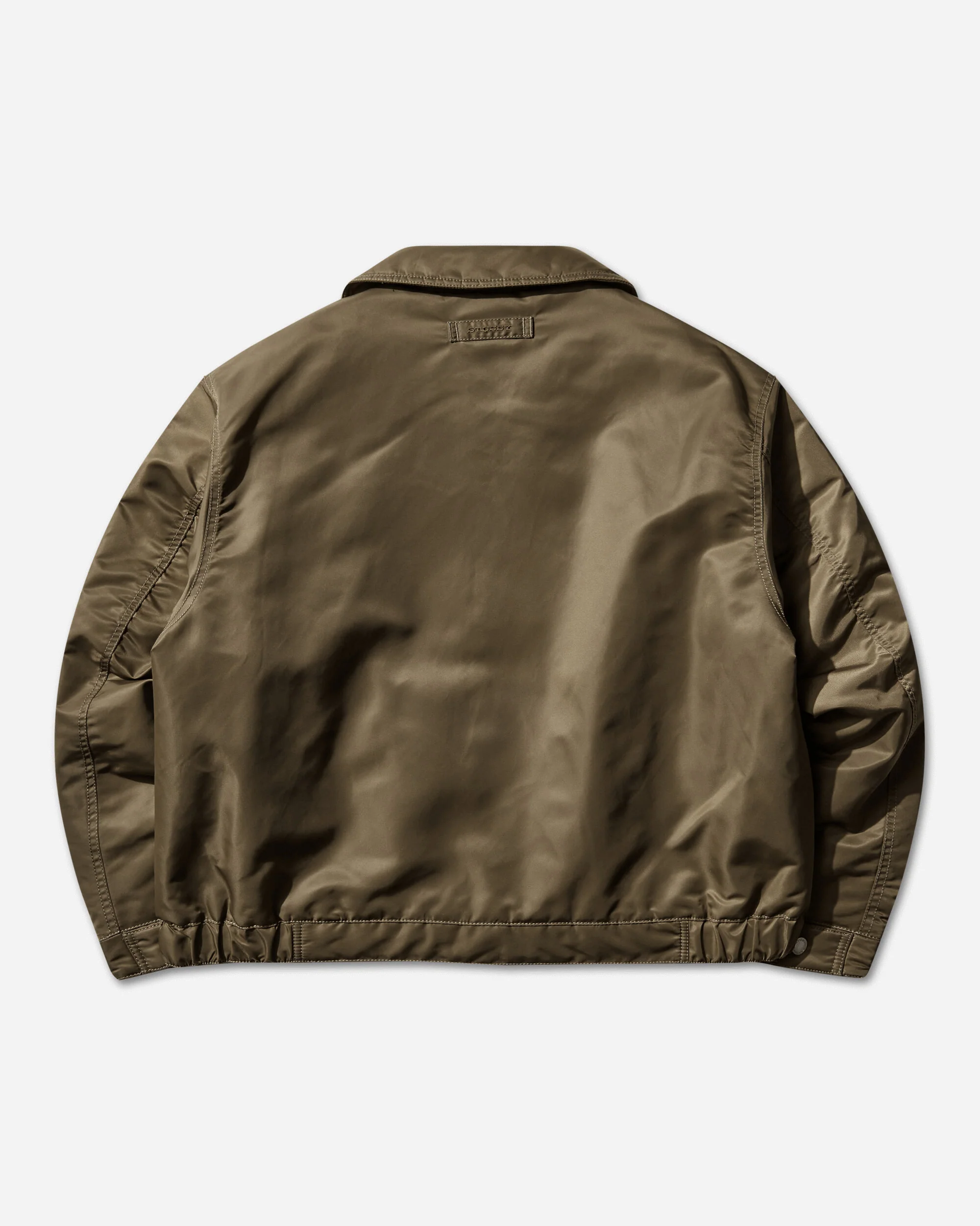Pile Lined Zip Jacket Olive - Image 2