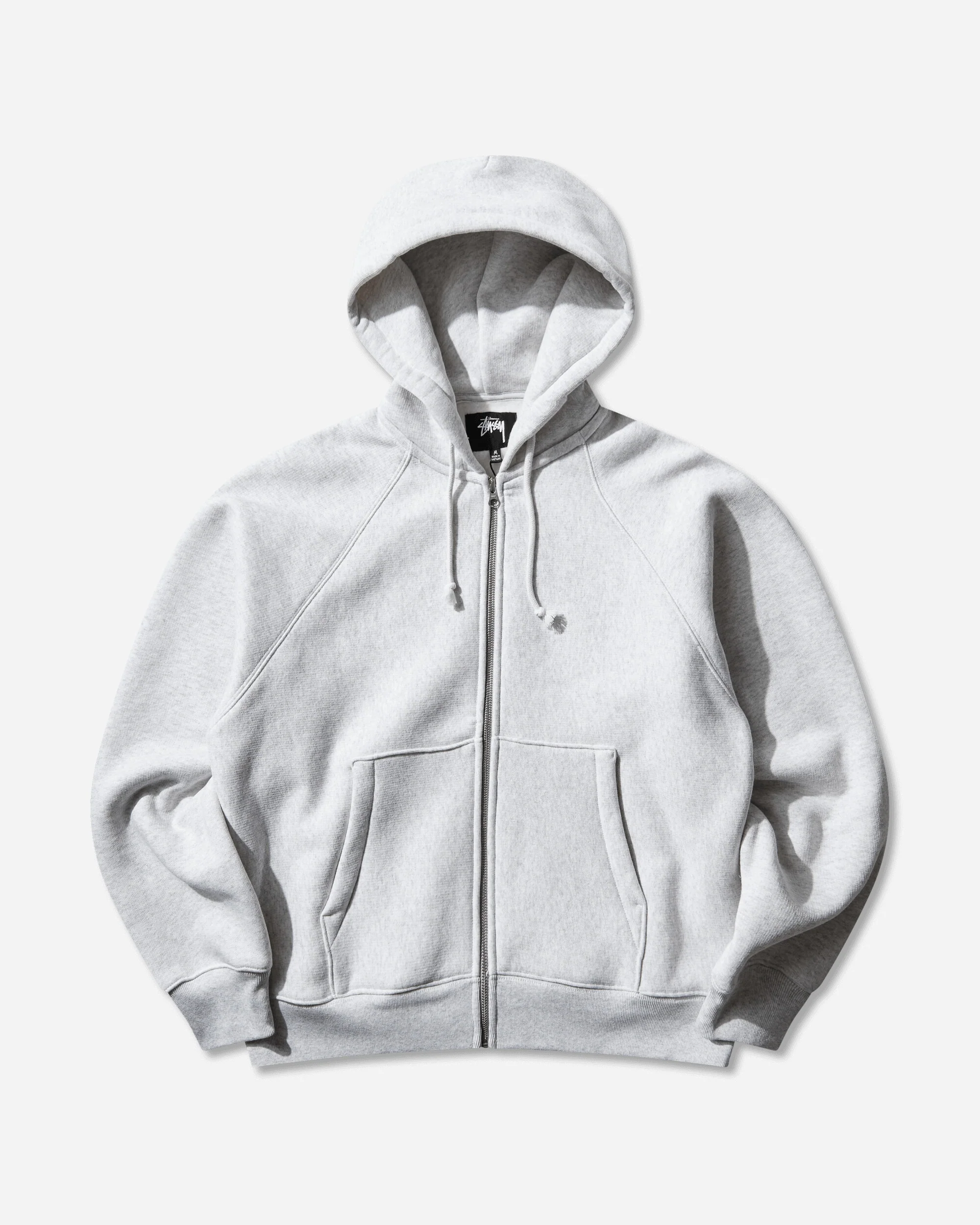 Relaxed Zip Hoodie Ash Heather