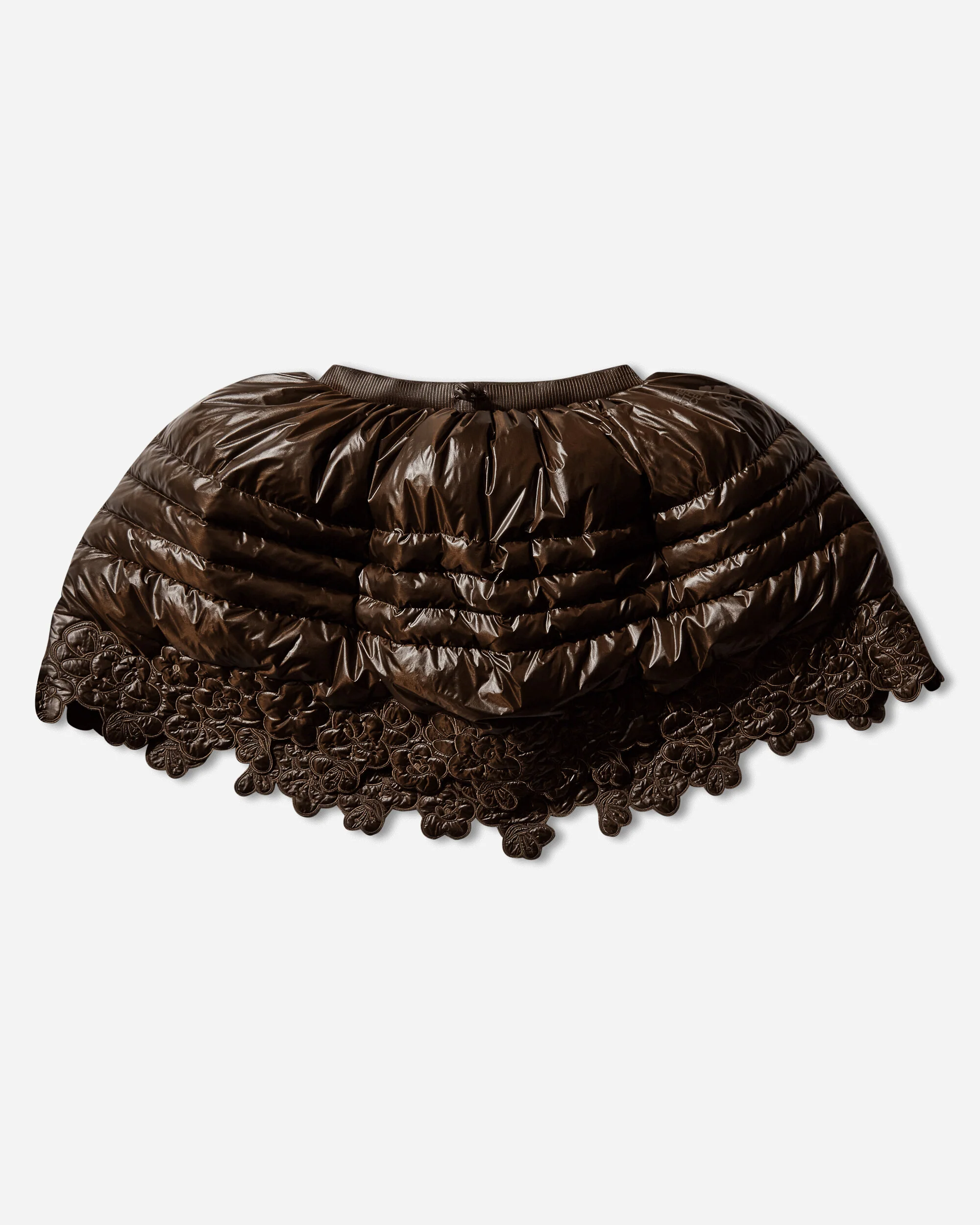 Women's Cecilie Bahnsen Elena Down Skirt Soil Brown