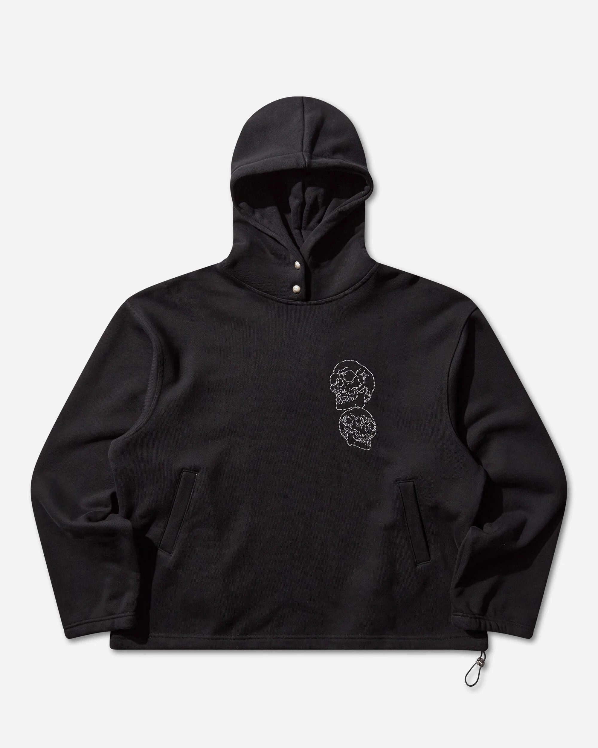 TC Angels Crystal Embellished Hoodie Black