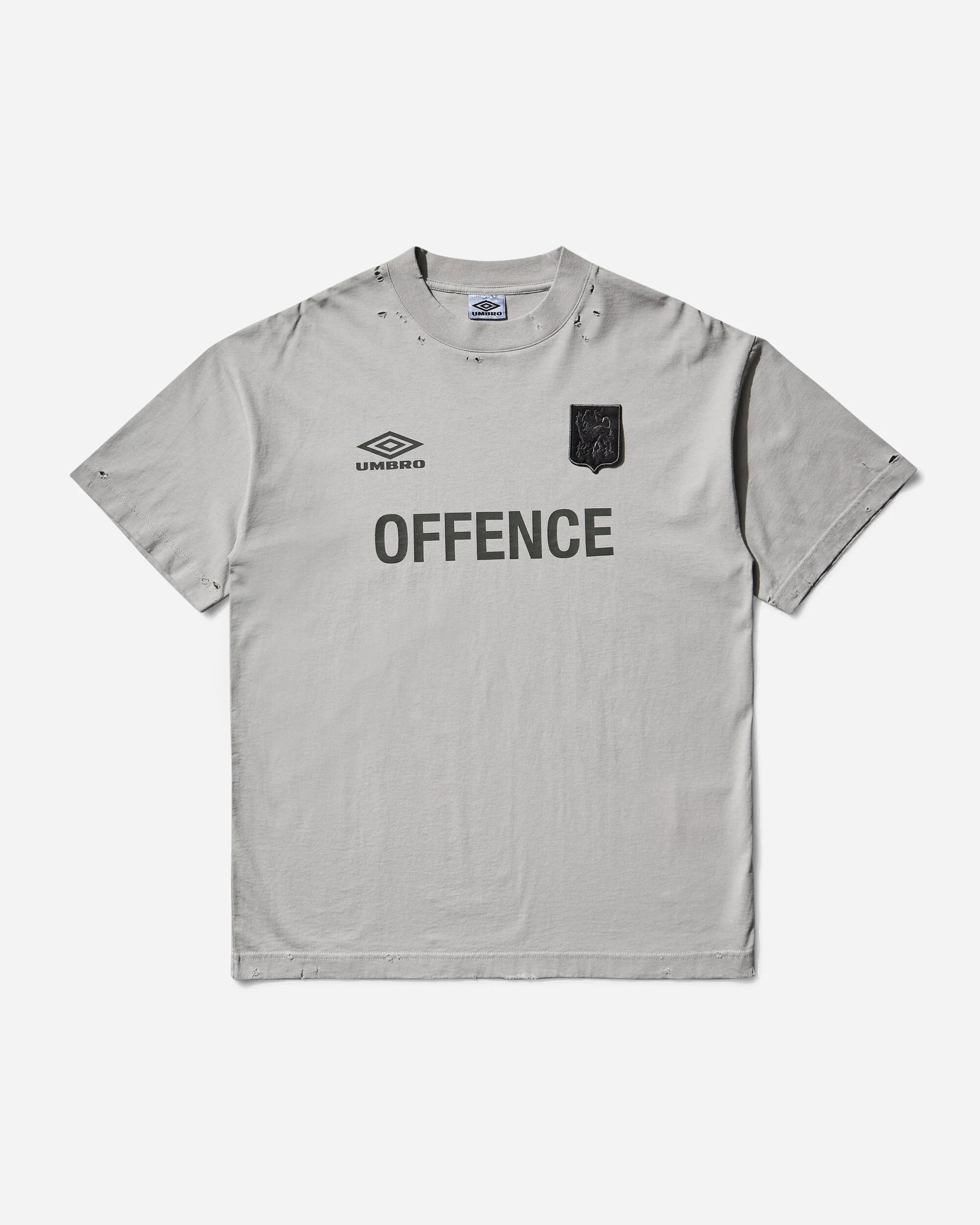 Offence Defence T-Shirt Light Grey