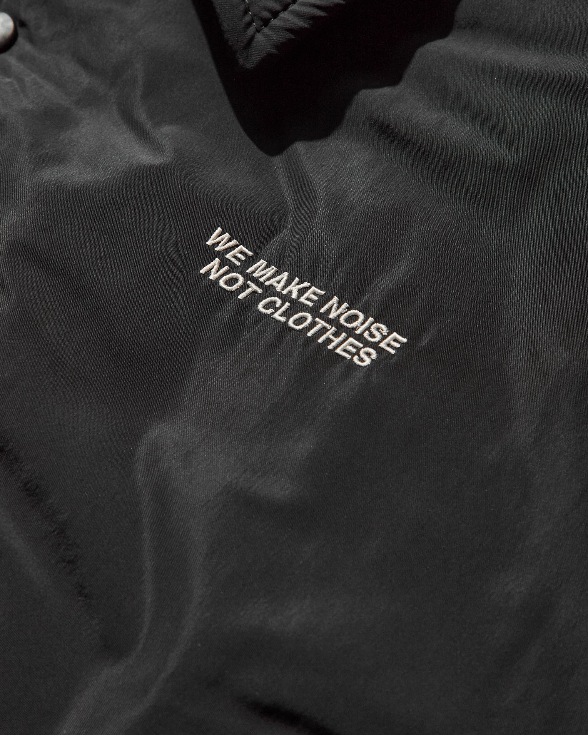 Men's Coach Jacket Black - Image 3