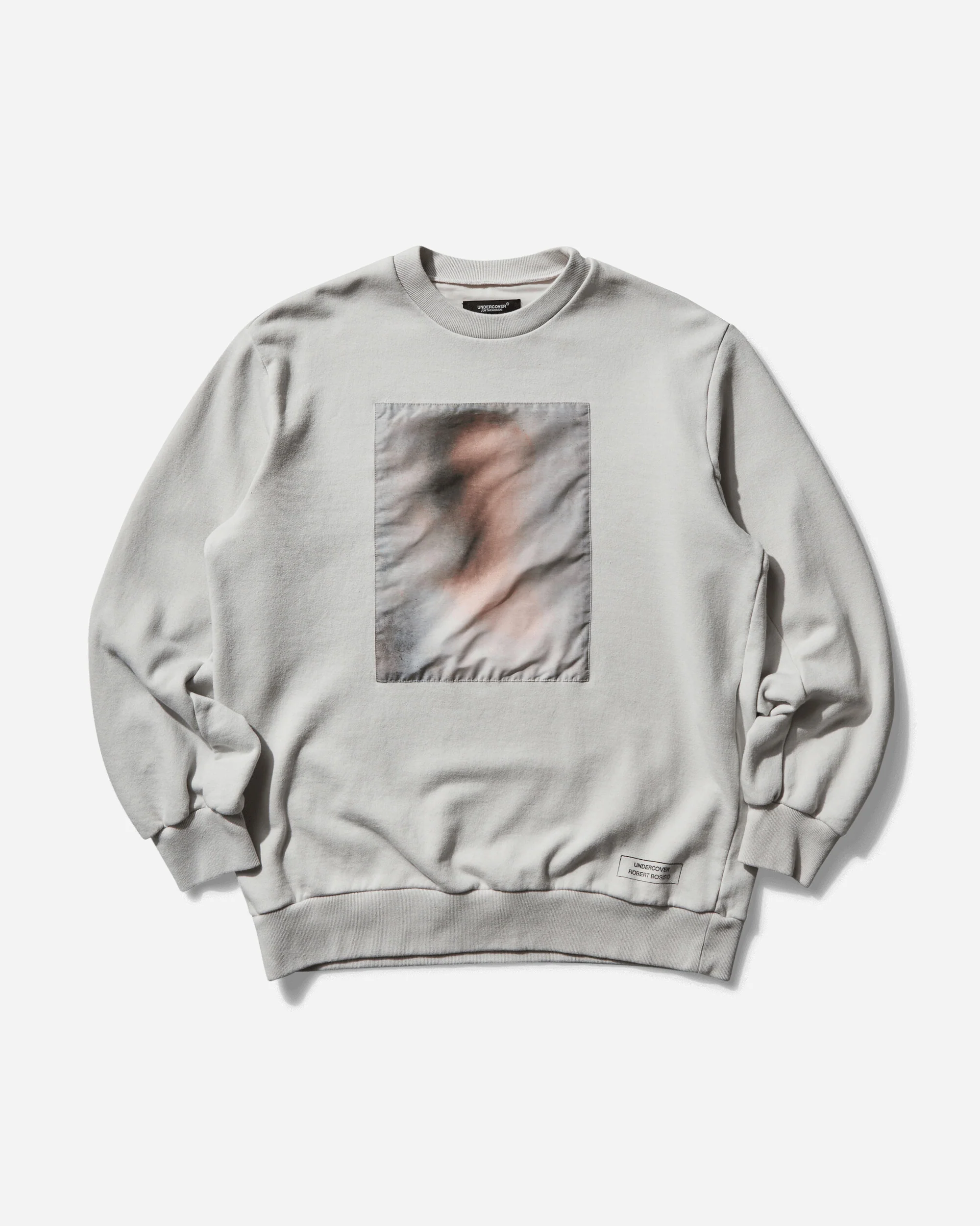 Men's Robert Bosisio Crewneck Sweatshirt Light Beige Gray