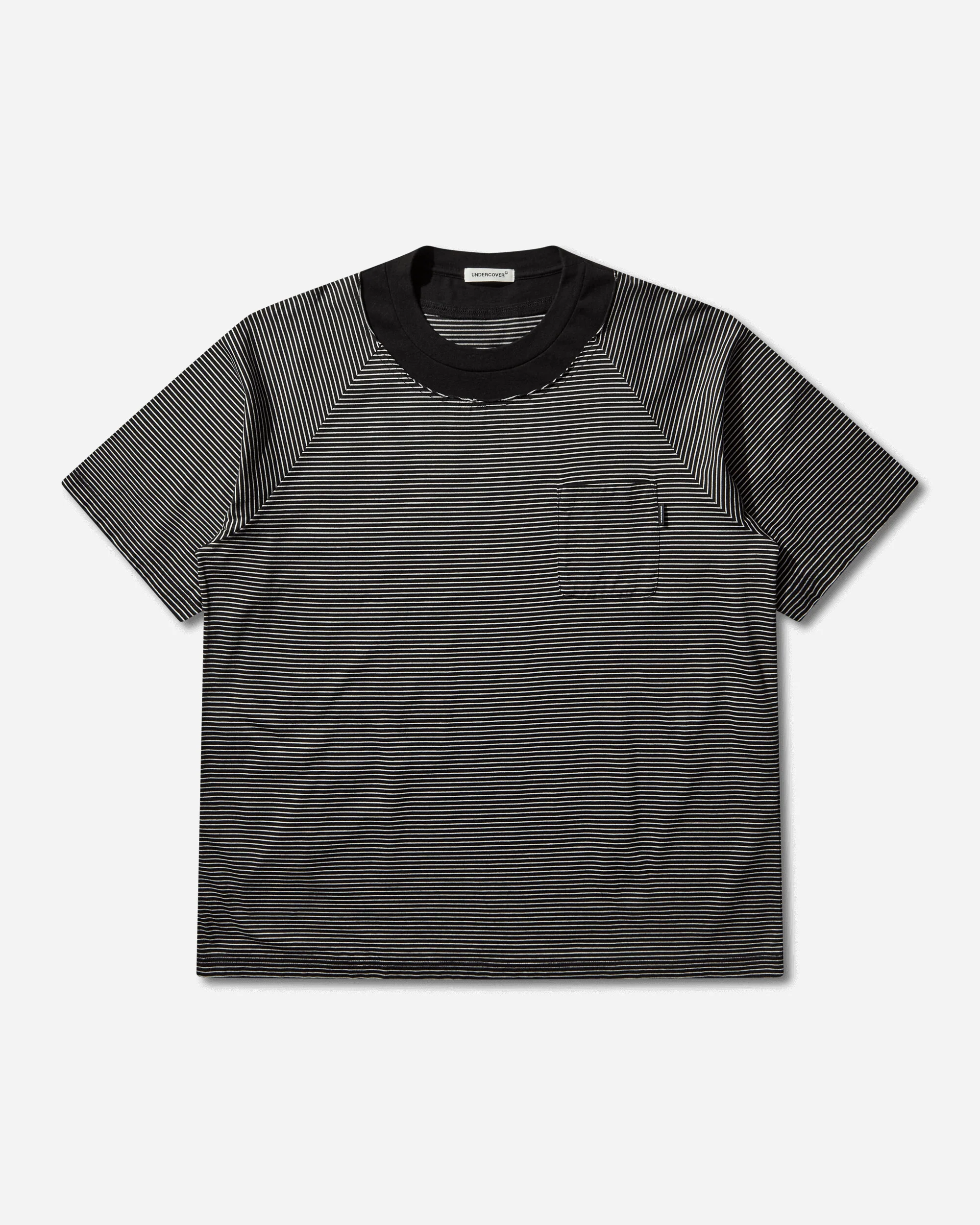 Men's Striped T-Shirt Black Border