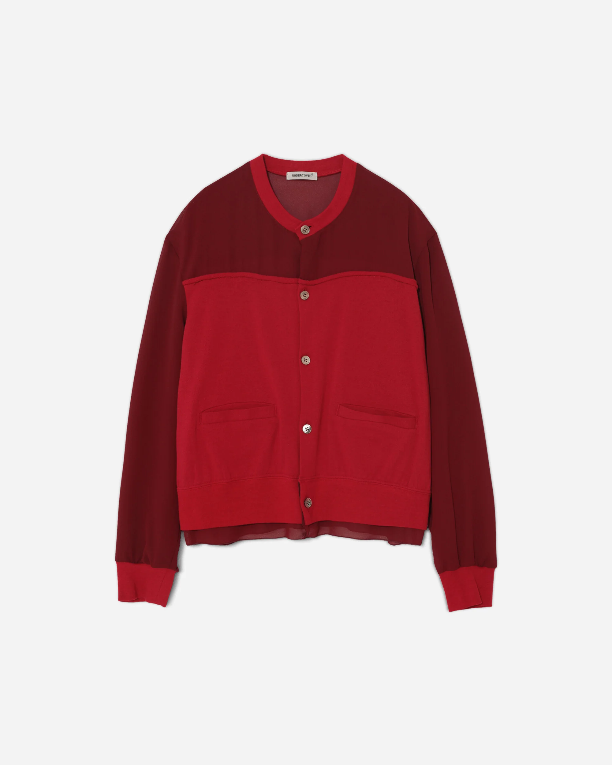 Women's Georgette Cardigan Red