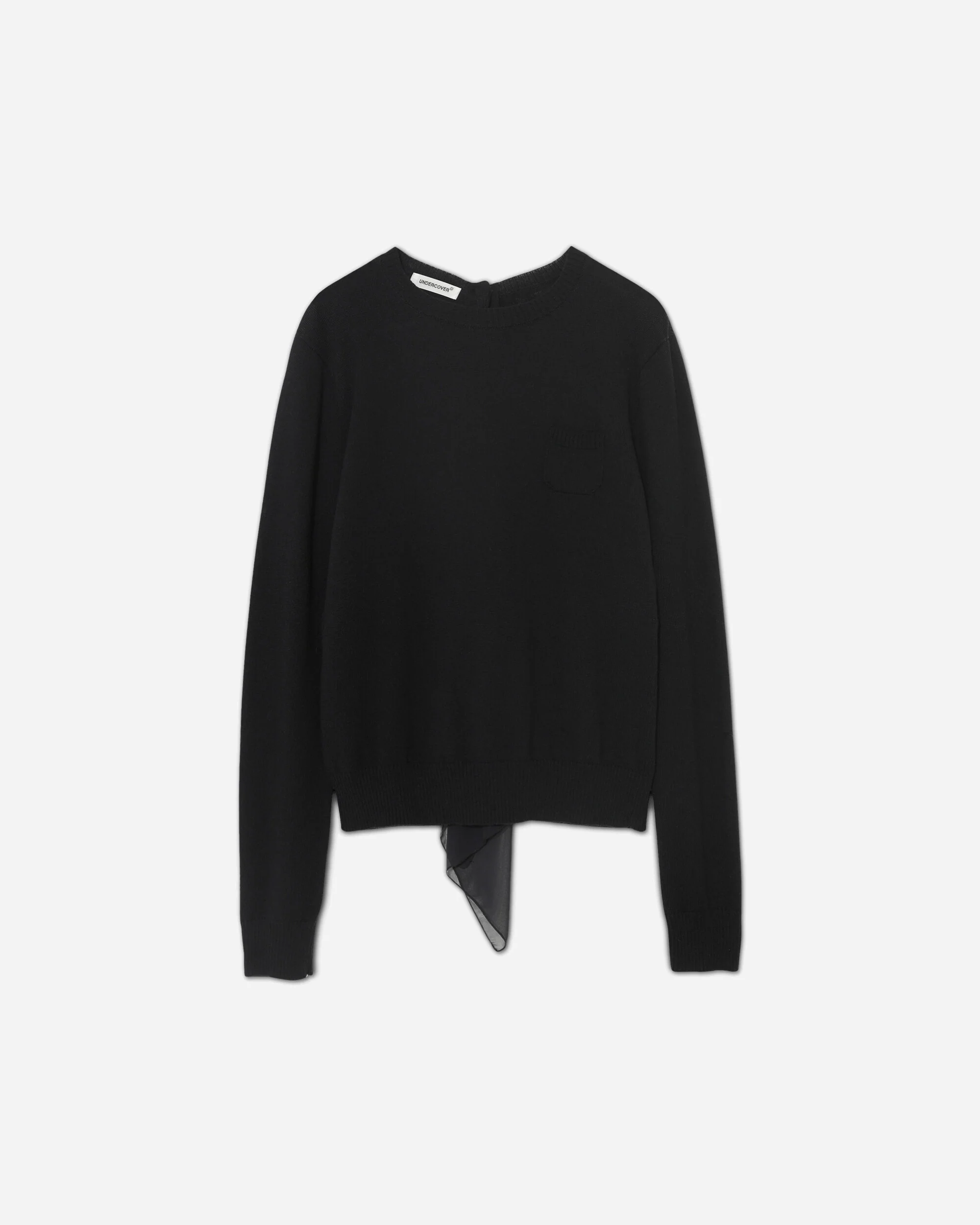 Women's Wool Cotton Sweater Black