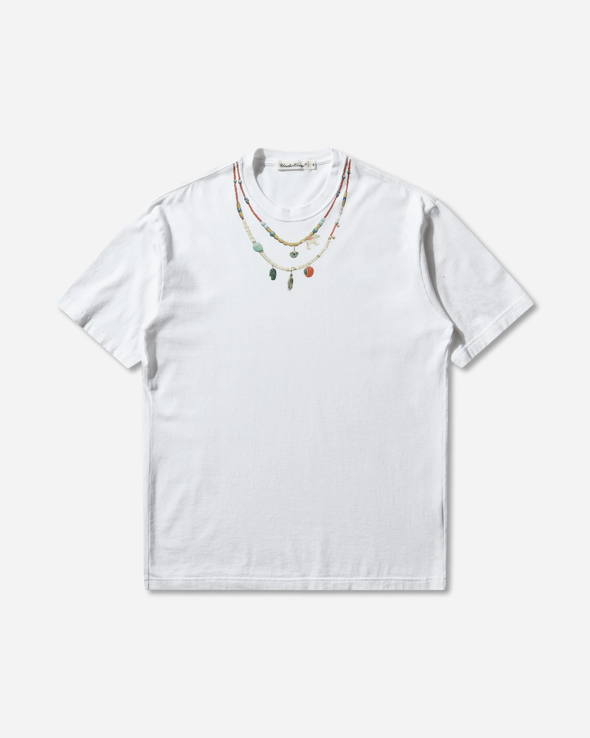 Women's Trompe L'œil Necklace T-Shirt White