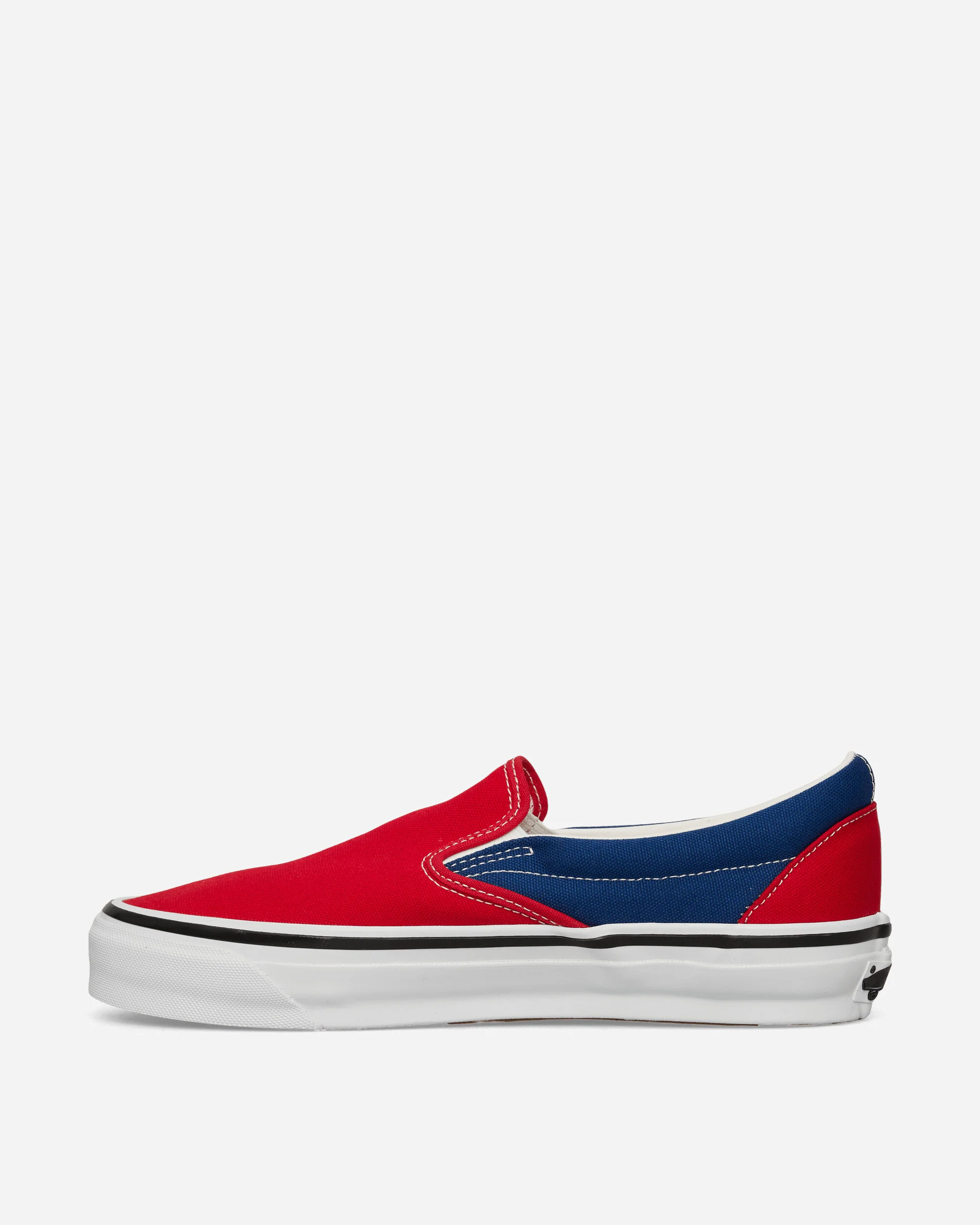 Engineered Garments Slip-On 98 Sneakers Red / Navy - Image 3