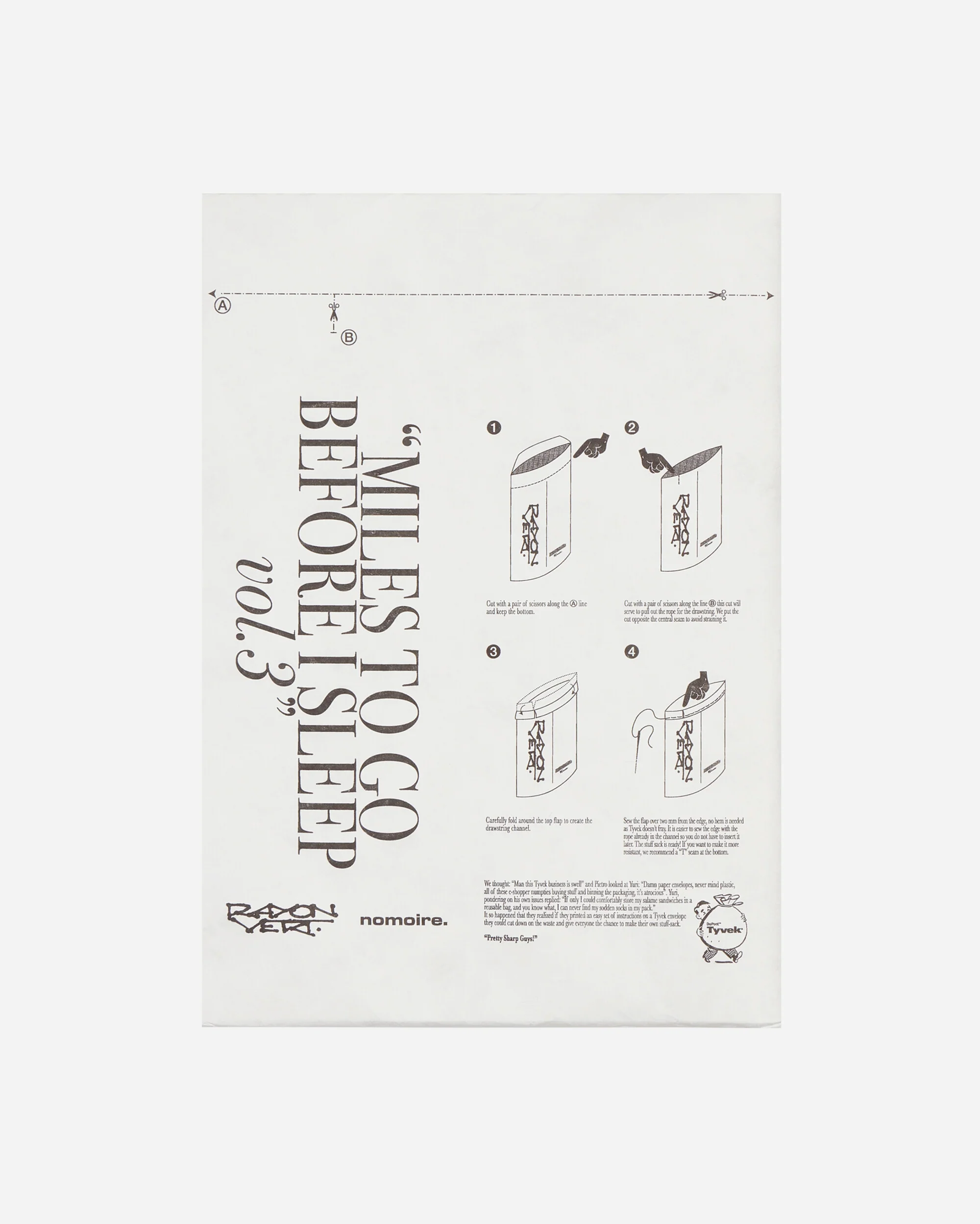 Teo Giovanni Poggi “Miles To Go Before I Sleep” Zine Multicolor