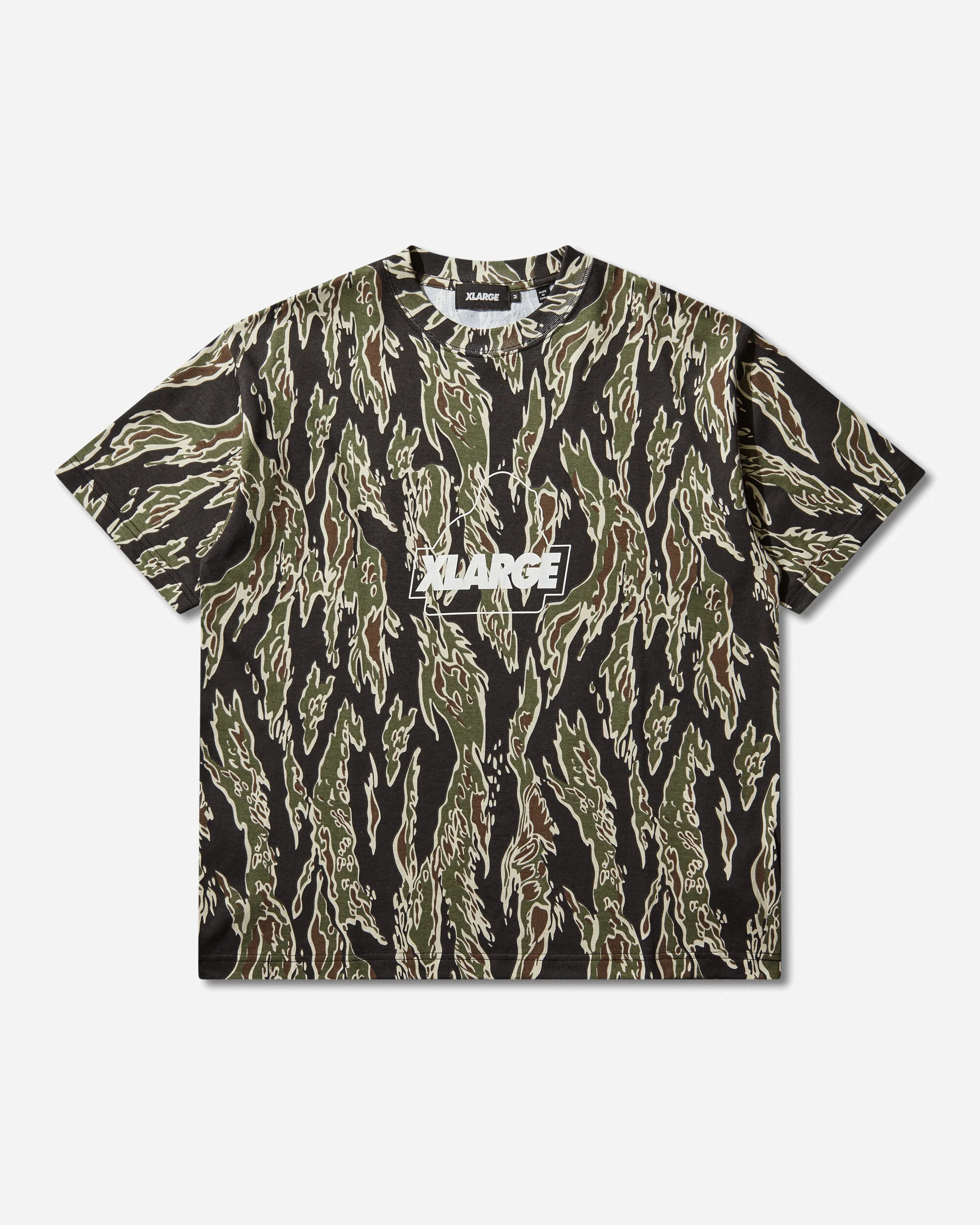 Men's Camo Urban Logo T-Shirt Olive