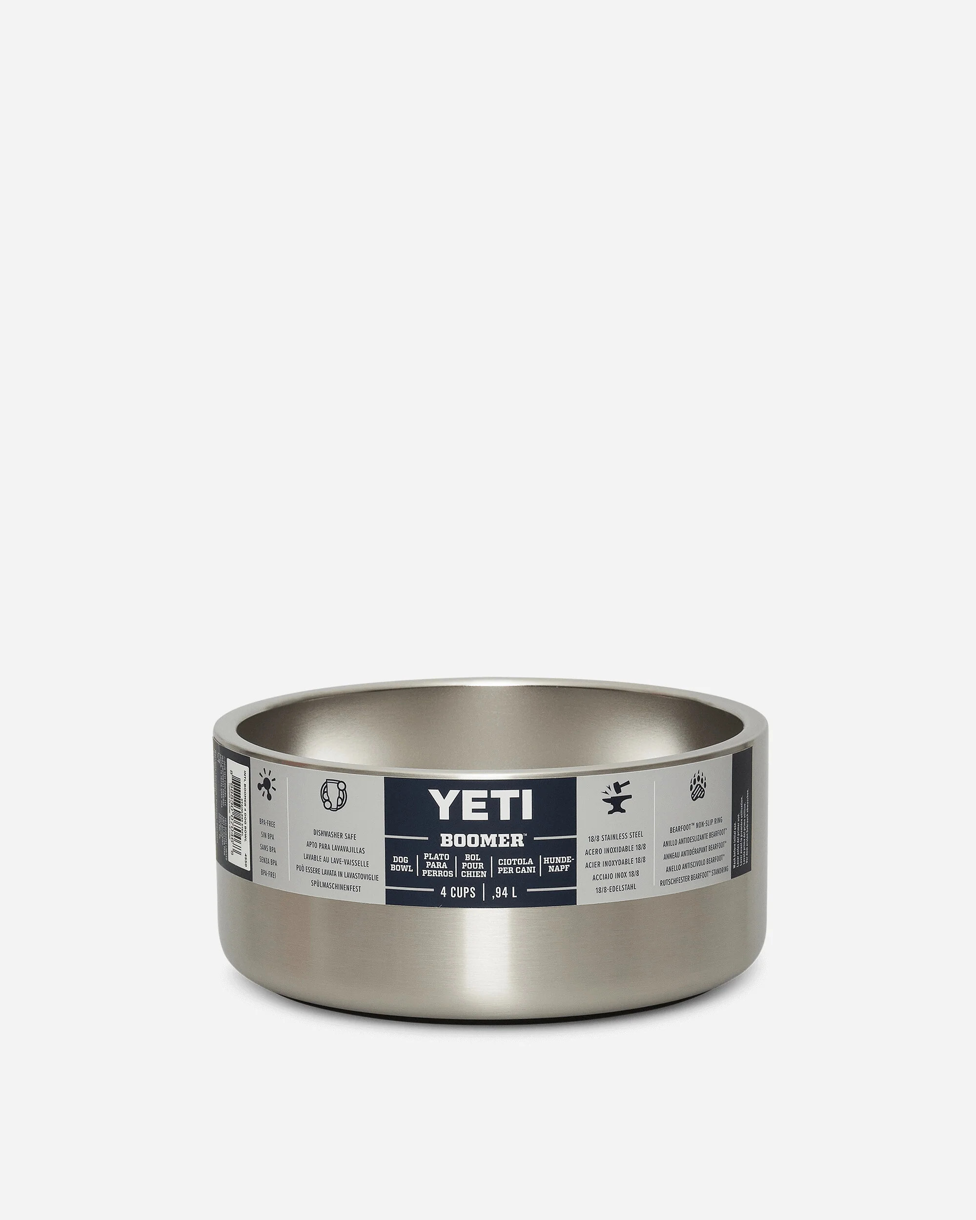 Boomer 4 Dog Bowl Stainless Steel