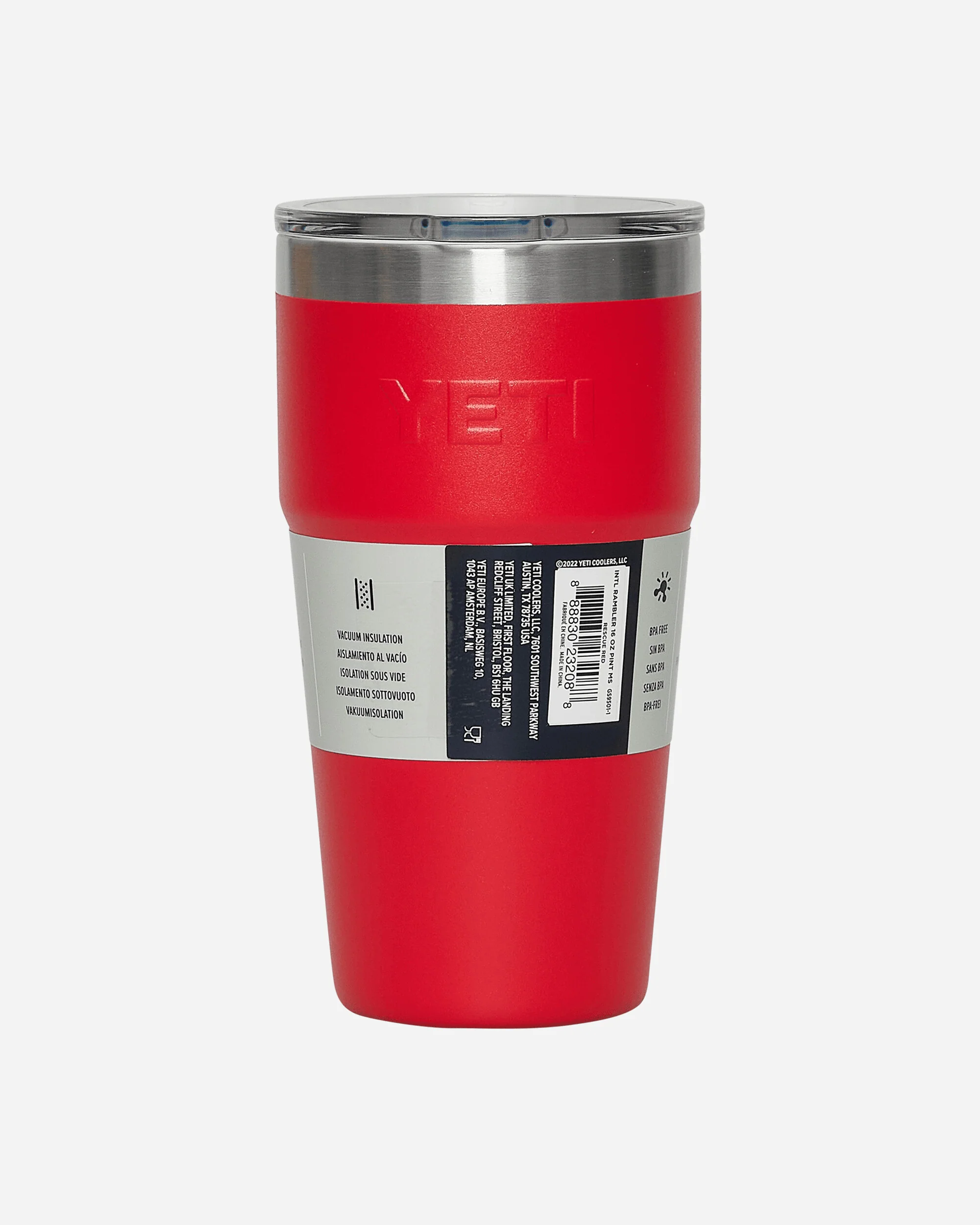 Single Rambler Stackable Cup Red - Image 2